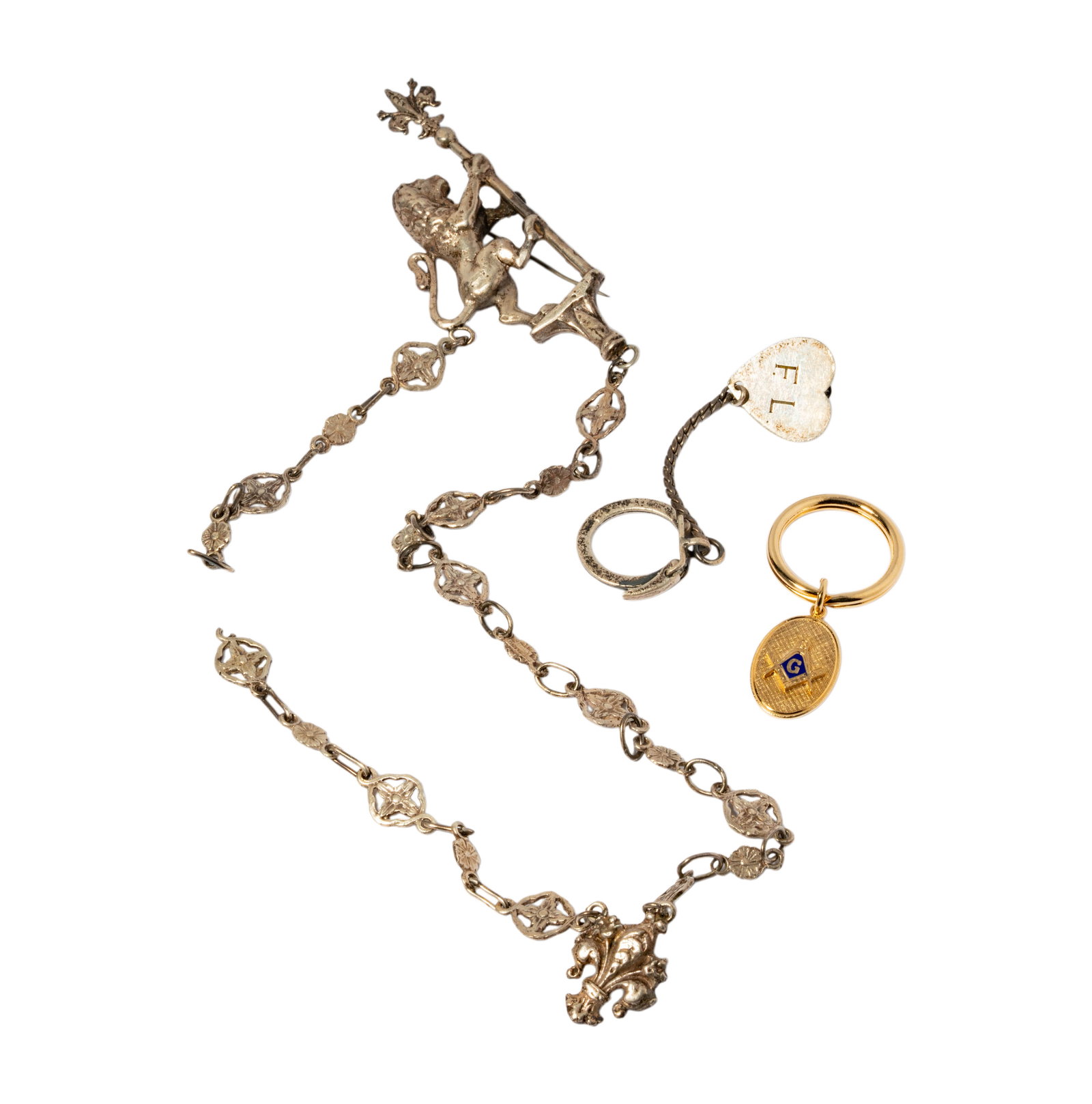 Group Of Sterling Silver Bracelet: weighing 57 grams;