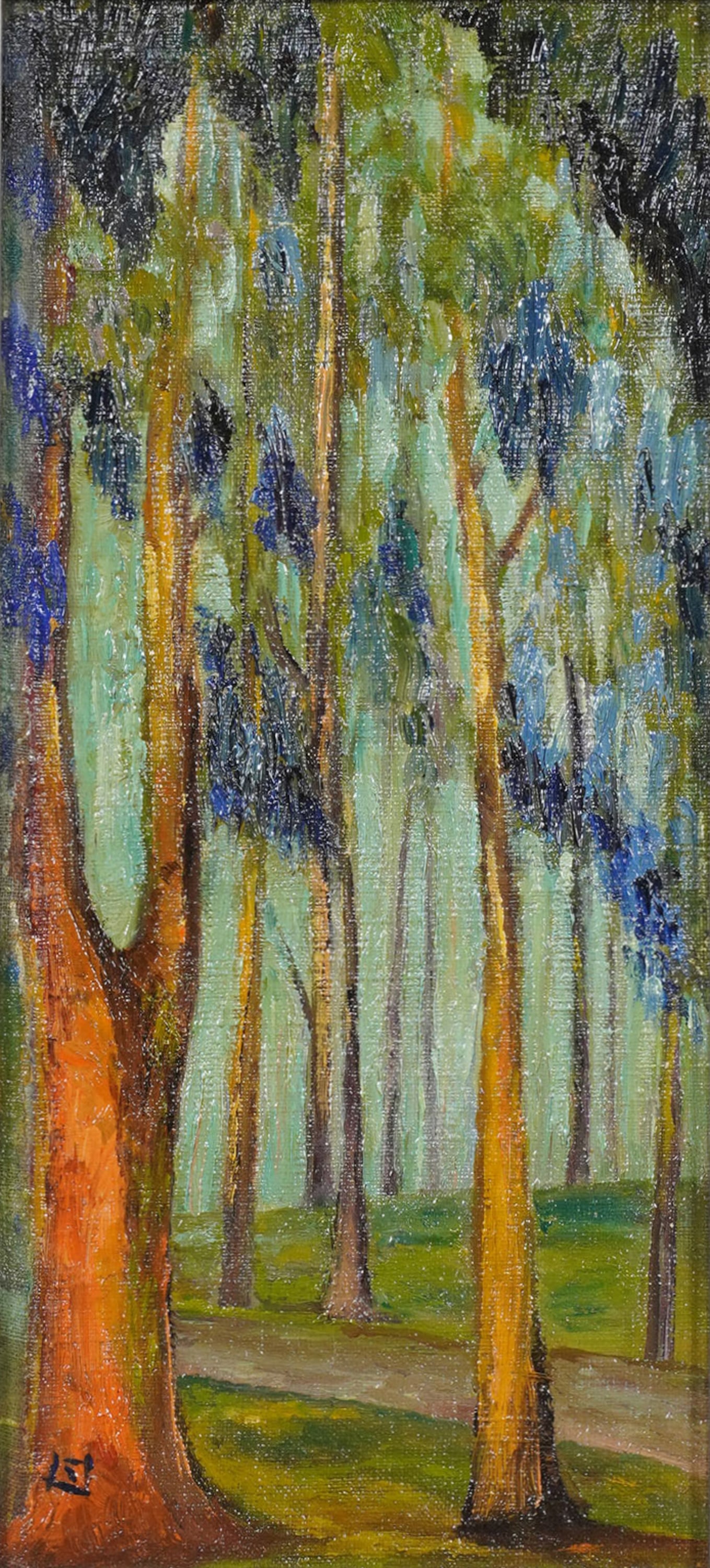 Lucien Labaudt (1880-1943), Still Life: oil on board, signed lower left, 17 x 8 in., 21.5 x 12.5 in. frame