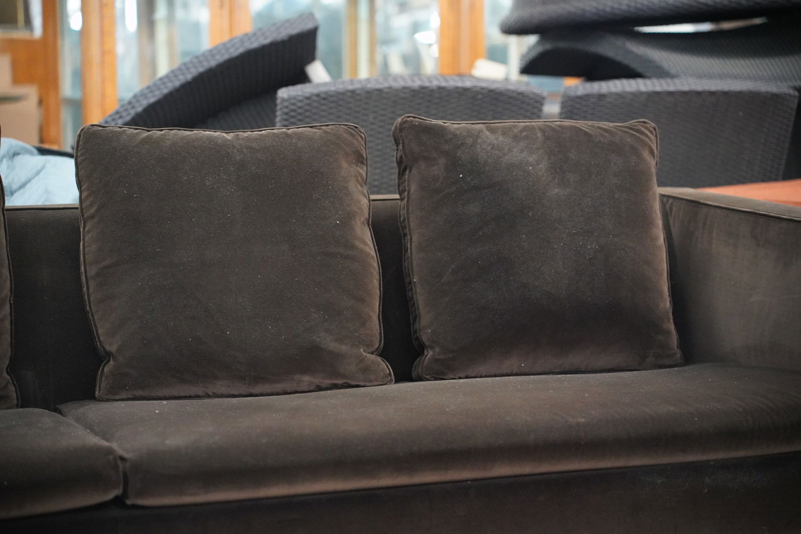 Minotti Macassar Ebony Sofa - 4