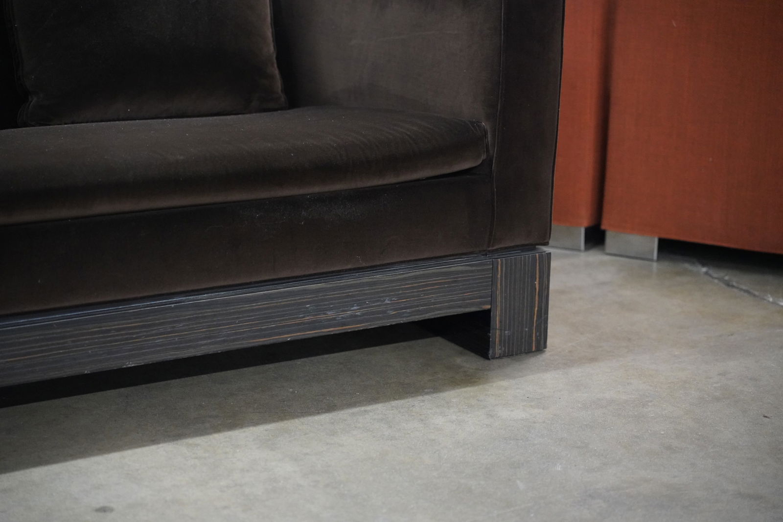 Minotti Macassar Ebony Sofa - 5