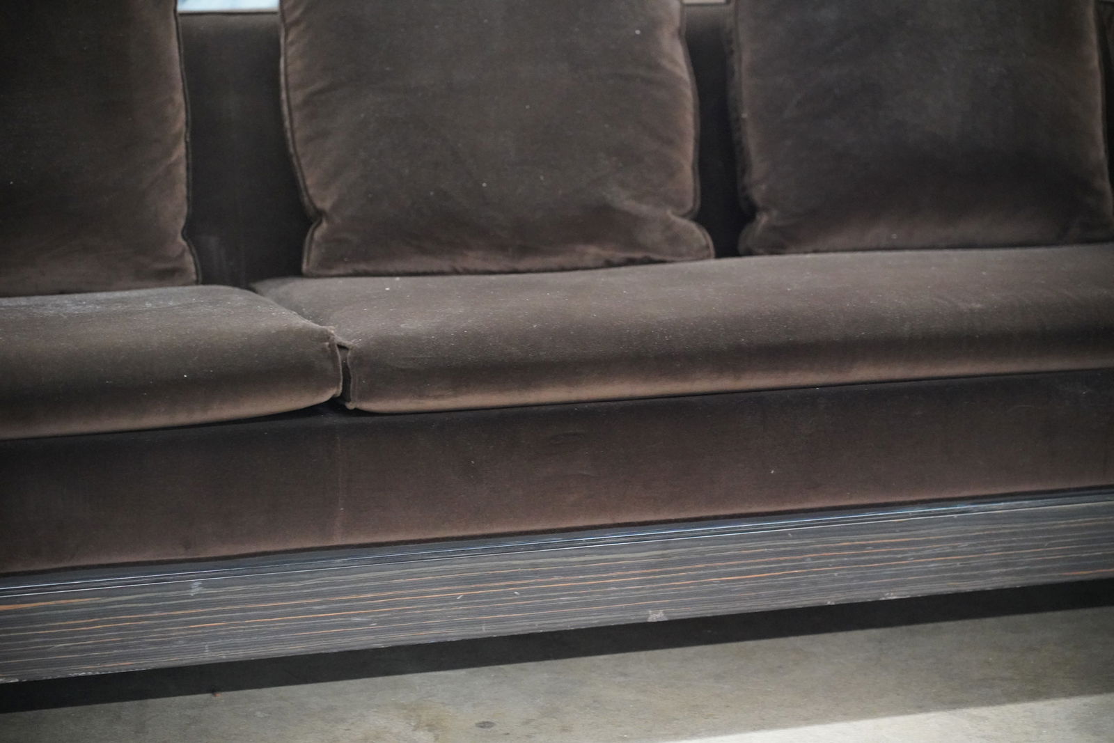 Minotti Macassar Ebony Sofa - 6