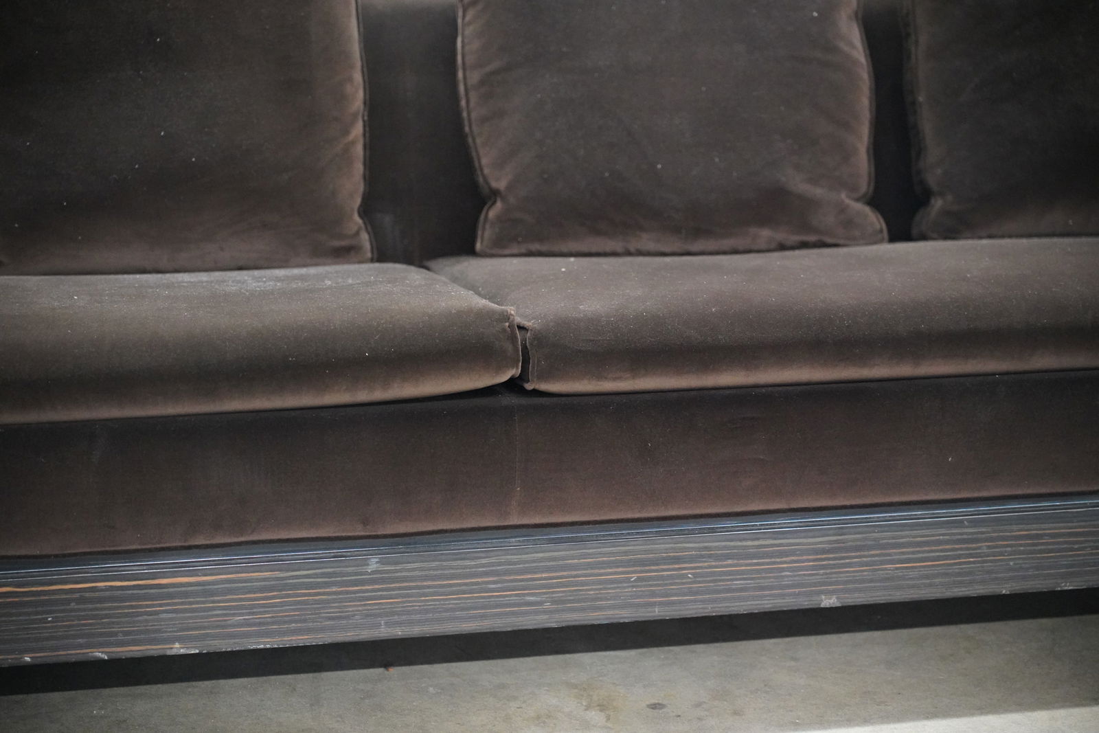 Minotti Macassar Ebony Sofa - 7