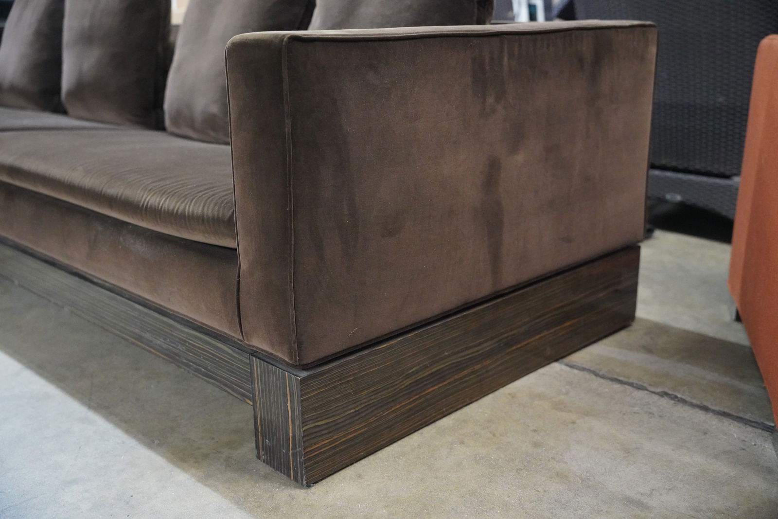 Minotti Macassar Ebony Sofa - 8