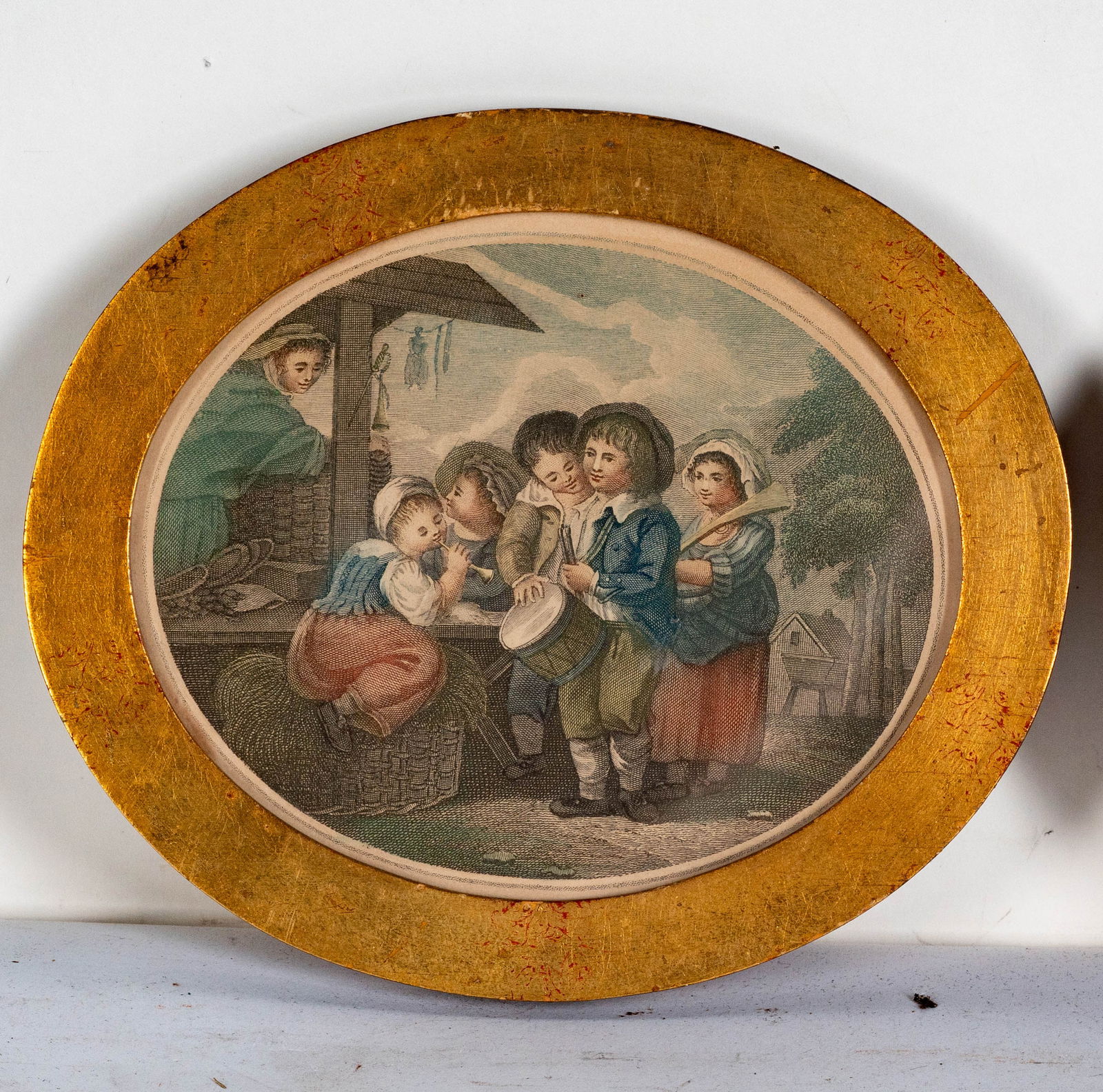 Two Colored Engravings - 2