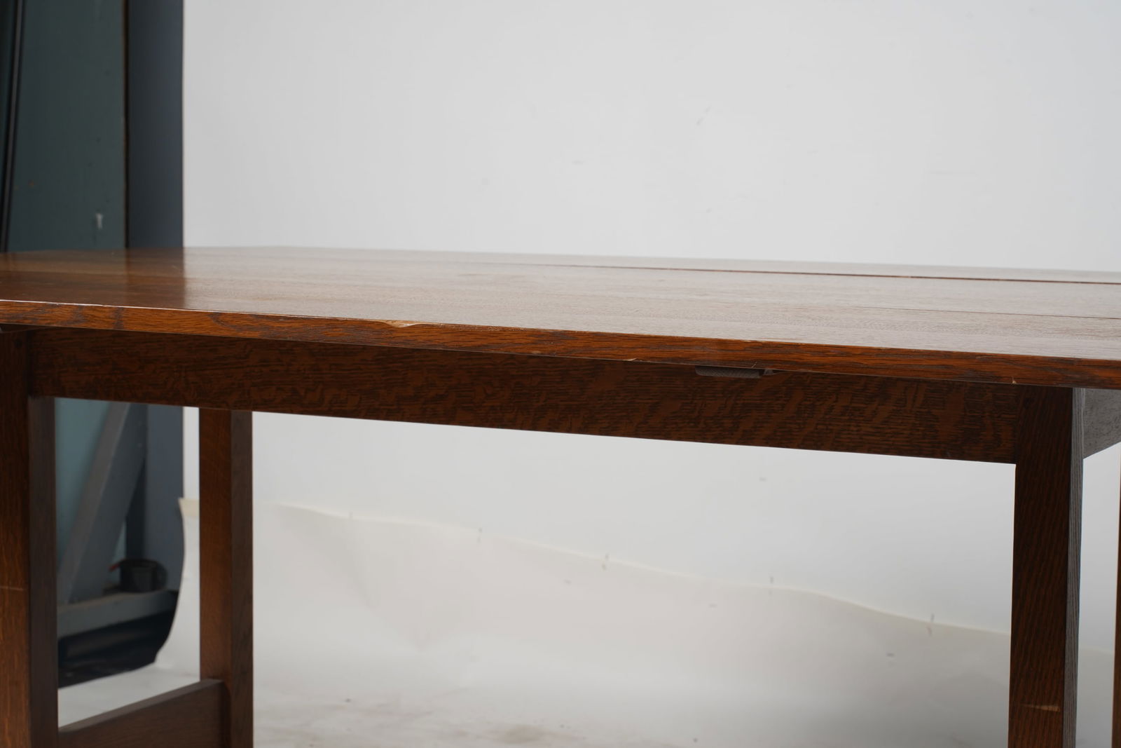 Stickley Oak Drop Leaf Dining Table - 7