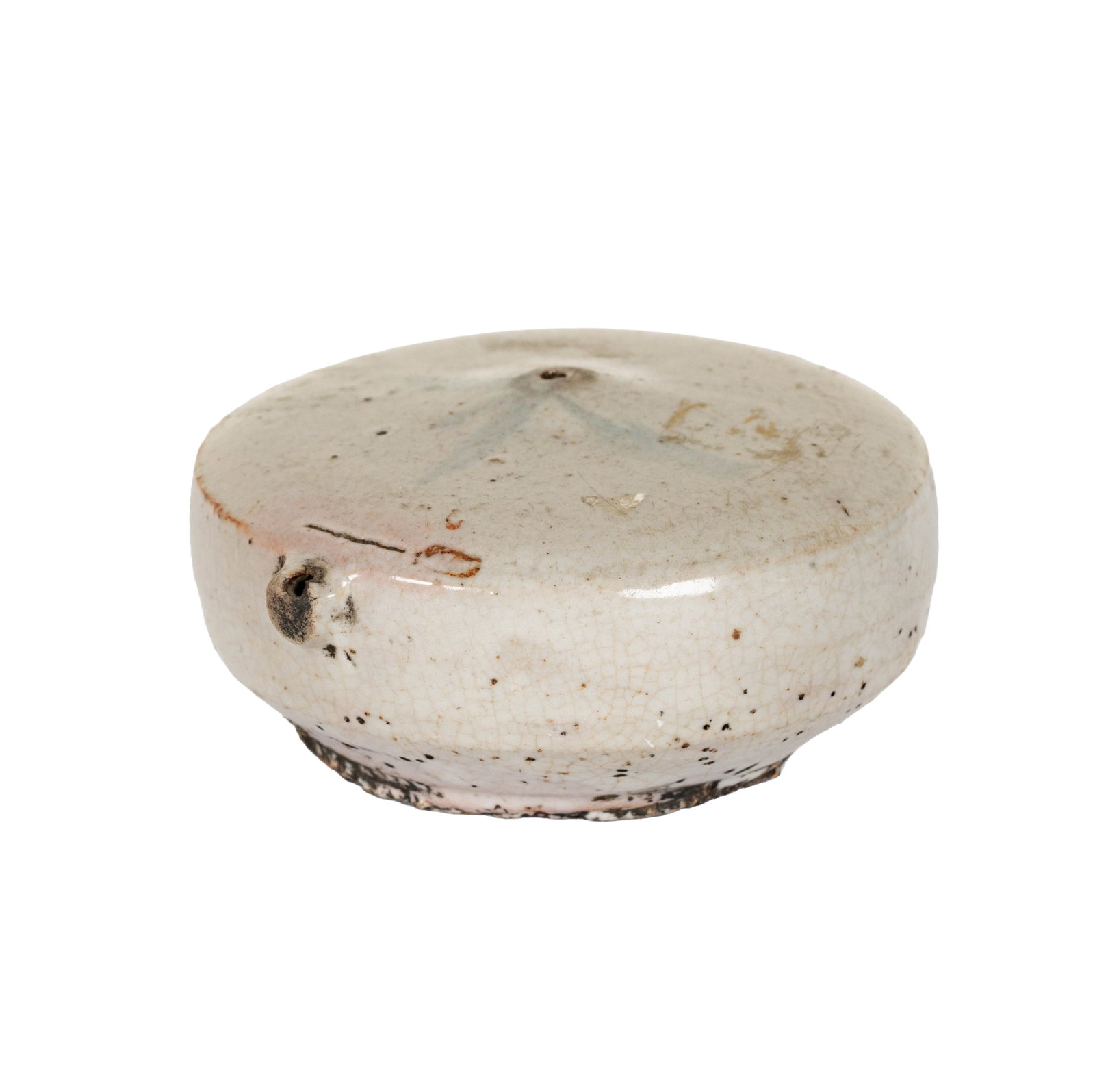 Korean Ceramic Water Dropper: antique,, 1 3/4 x 3 8/10 in. From an important Southern California estate.
