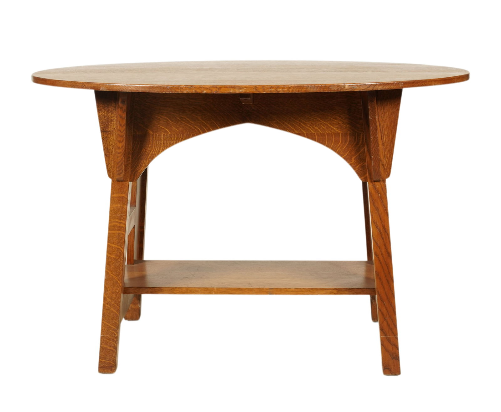 Stickley Oak Oval Table (1 of 10)