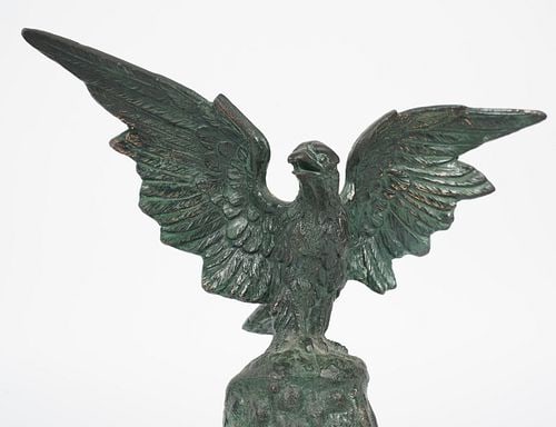 Two Bronze Eagle Sculptures - 2