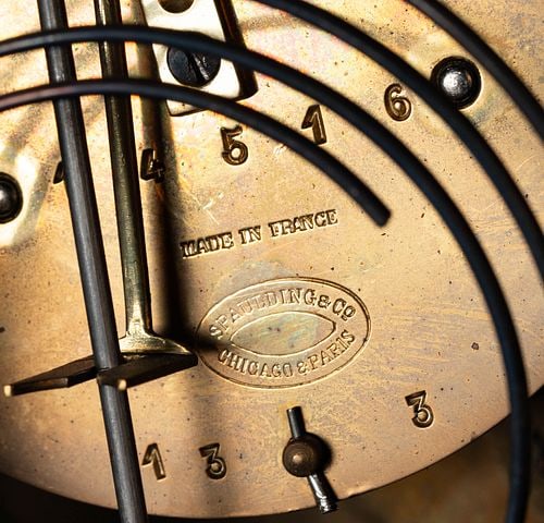 Spaulding & Co. Ormolu Mounted Shelf Clock - 18