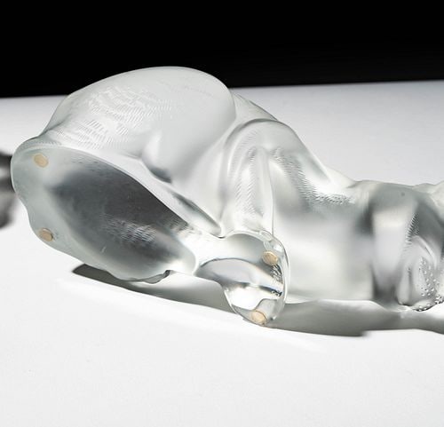 Two Lalique Cat Sculptures - 11