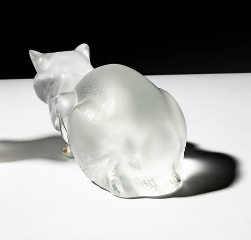 Two Lalique Cat Sculptures - 5