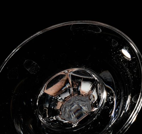 Large Rogaska Linear Accents Etched Stemware Service - 8