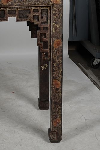 Chinoiserie Deocrated Console Table - 5