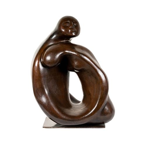 Erwin Binder (1934-1993), Untitled (Figure): bronze, ed. 7/9, signed and numbered in casting, 26 x 19 x 15 in.
