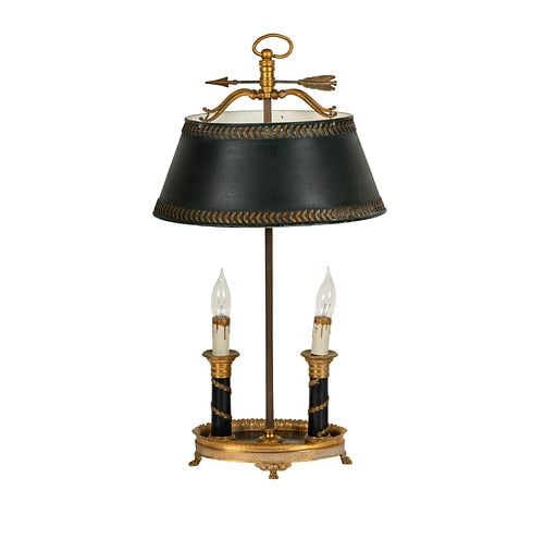 Bouillote Lamp: 22 x 11 x 9 in.