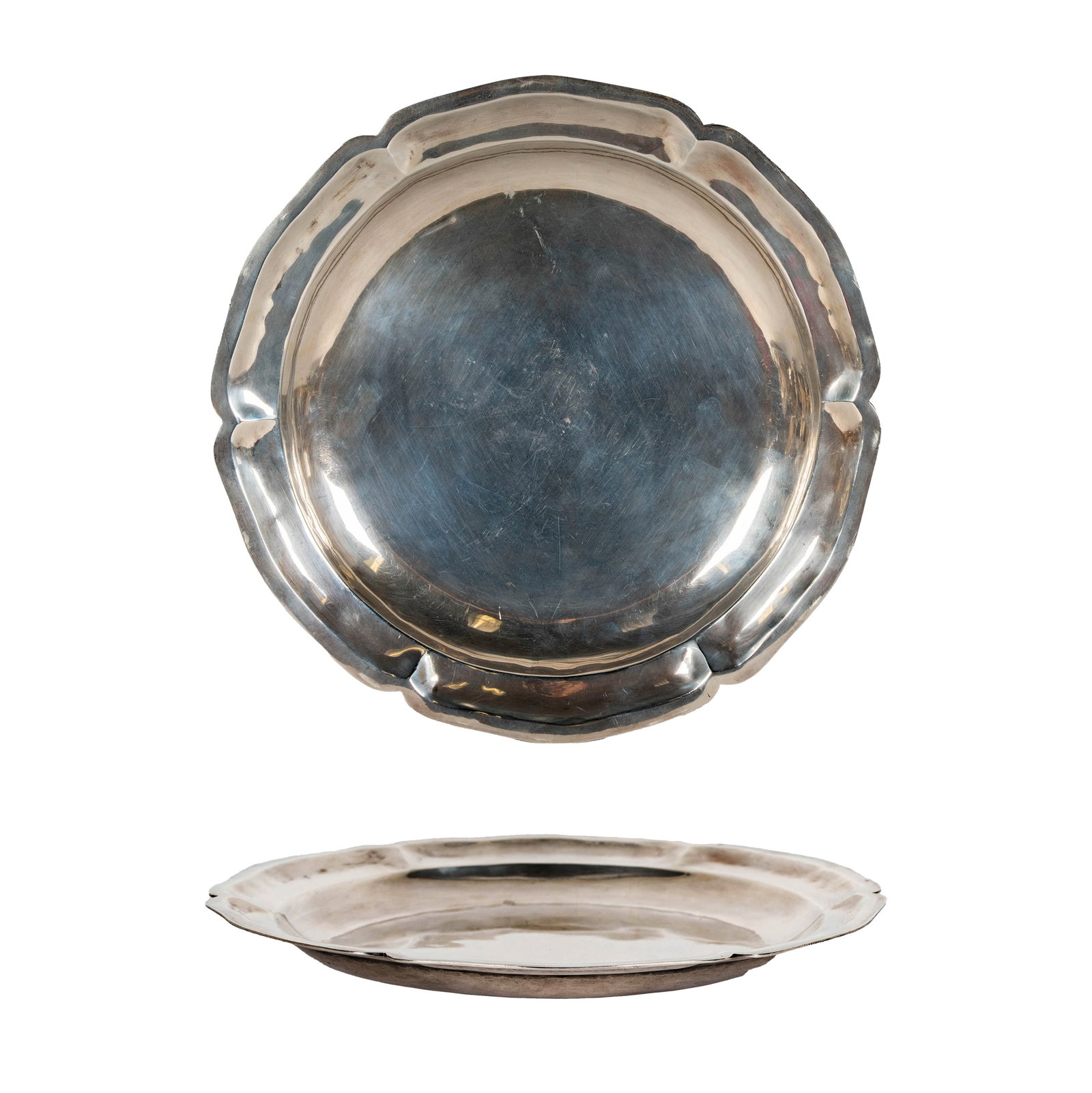 Sanborns Mexican Sterling Round Tray (1 of 7)