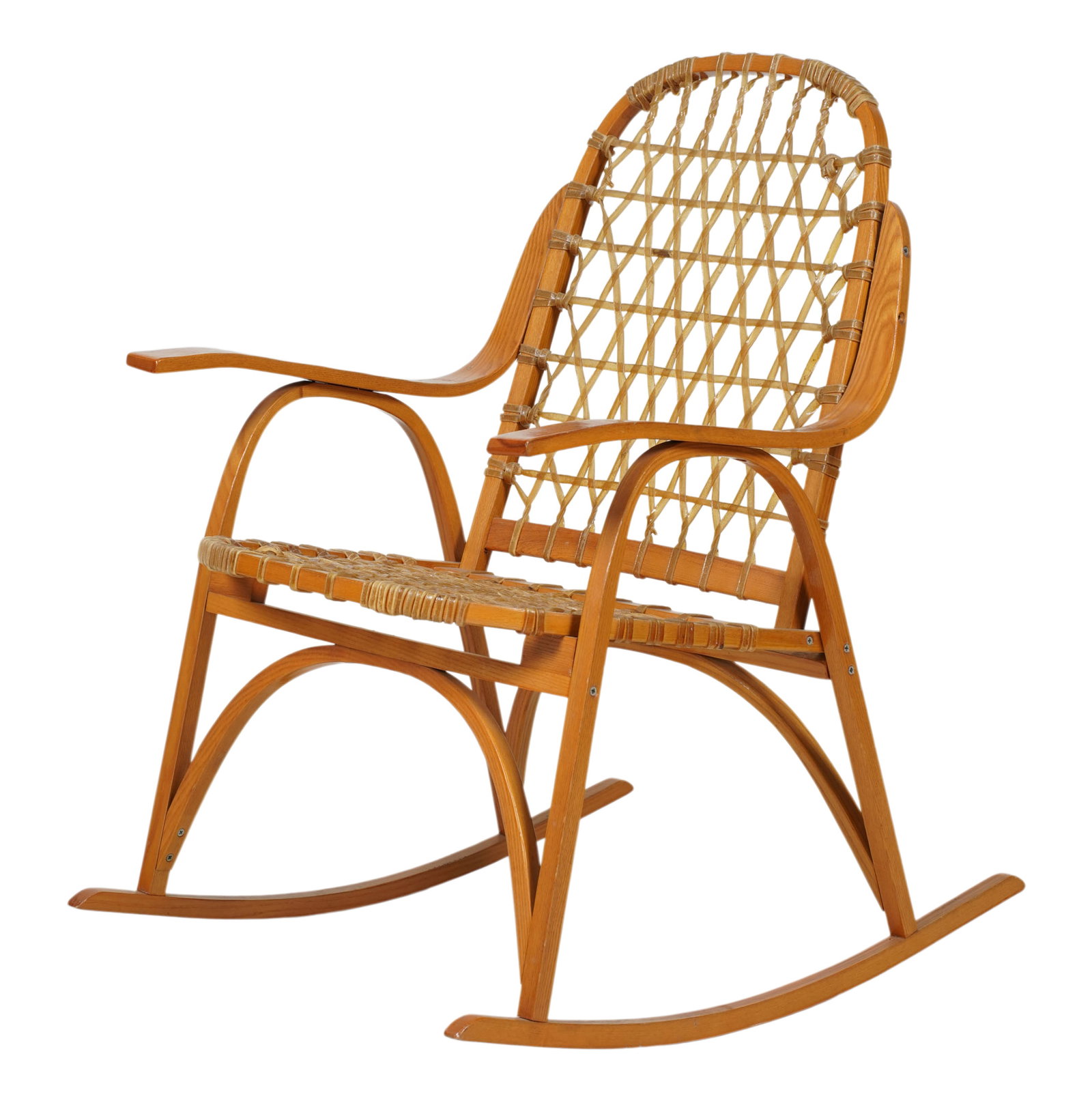 Vintage Snocraft Snowshoe Rocking Chair (1 of 7)