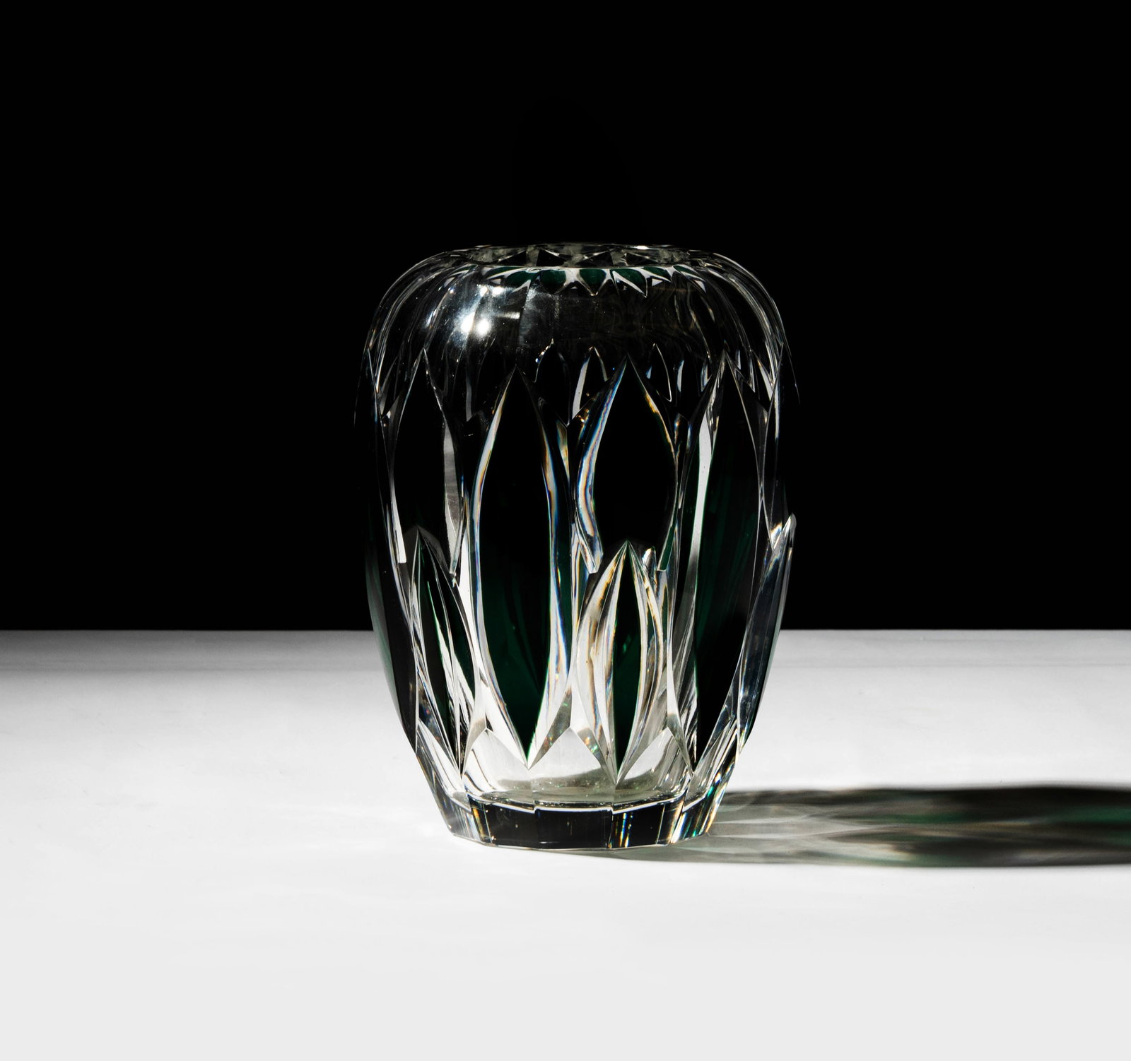 Val Saint Lambert Crystal Vase (1 of 9)