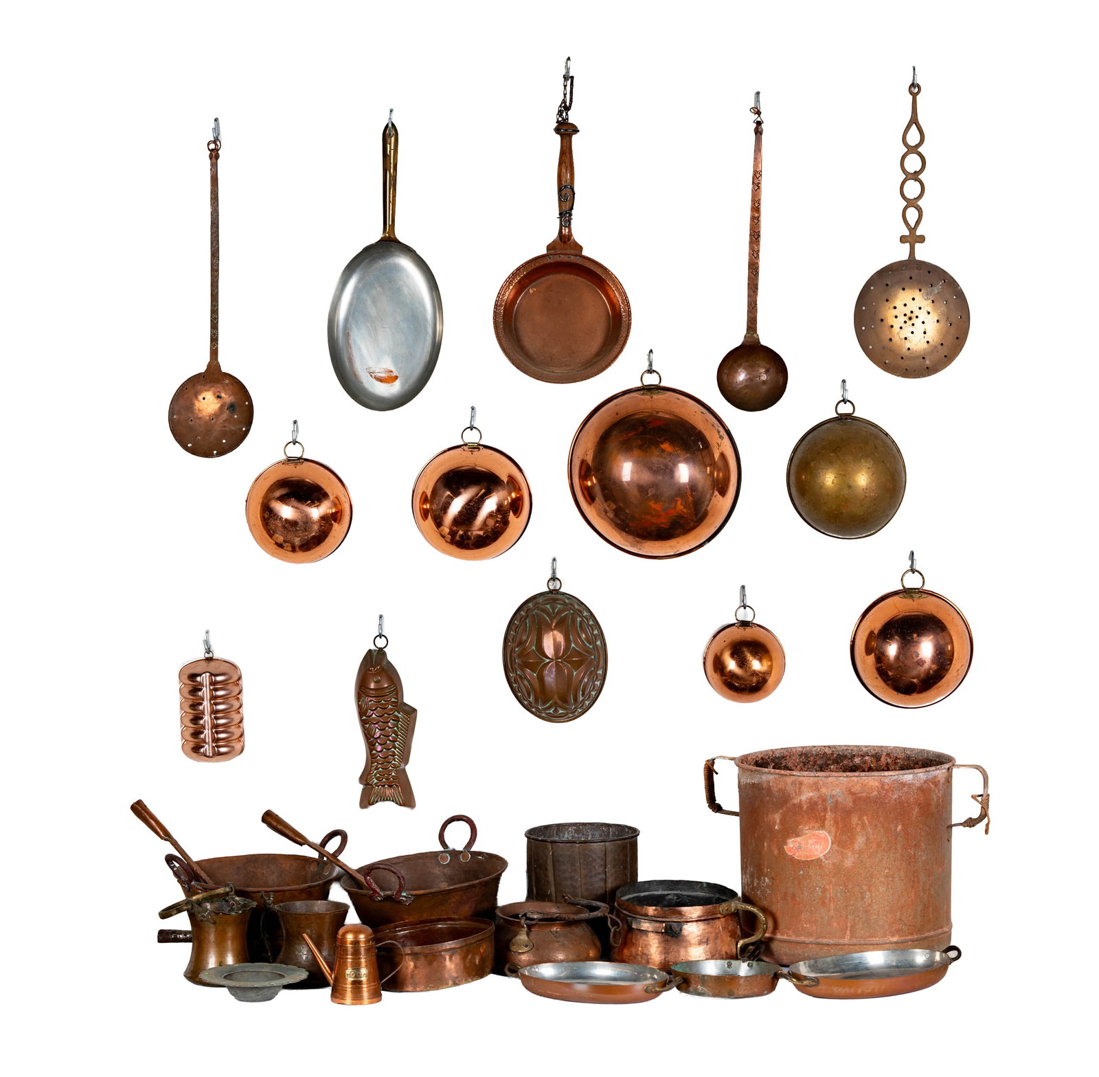 Collection of Vintage Copper Cookware (1 of 17)