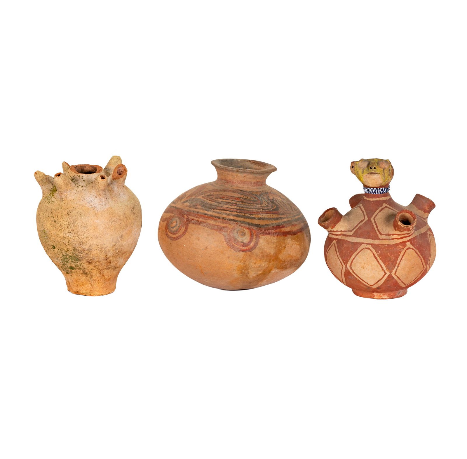 Three Pre-Columbian-Style Pottery Vessels (1 of 18)