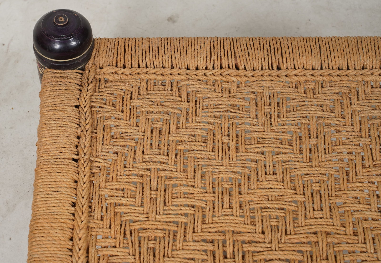 Moroccan Painted Low Stool - 3