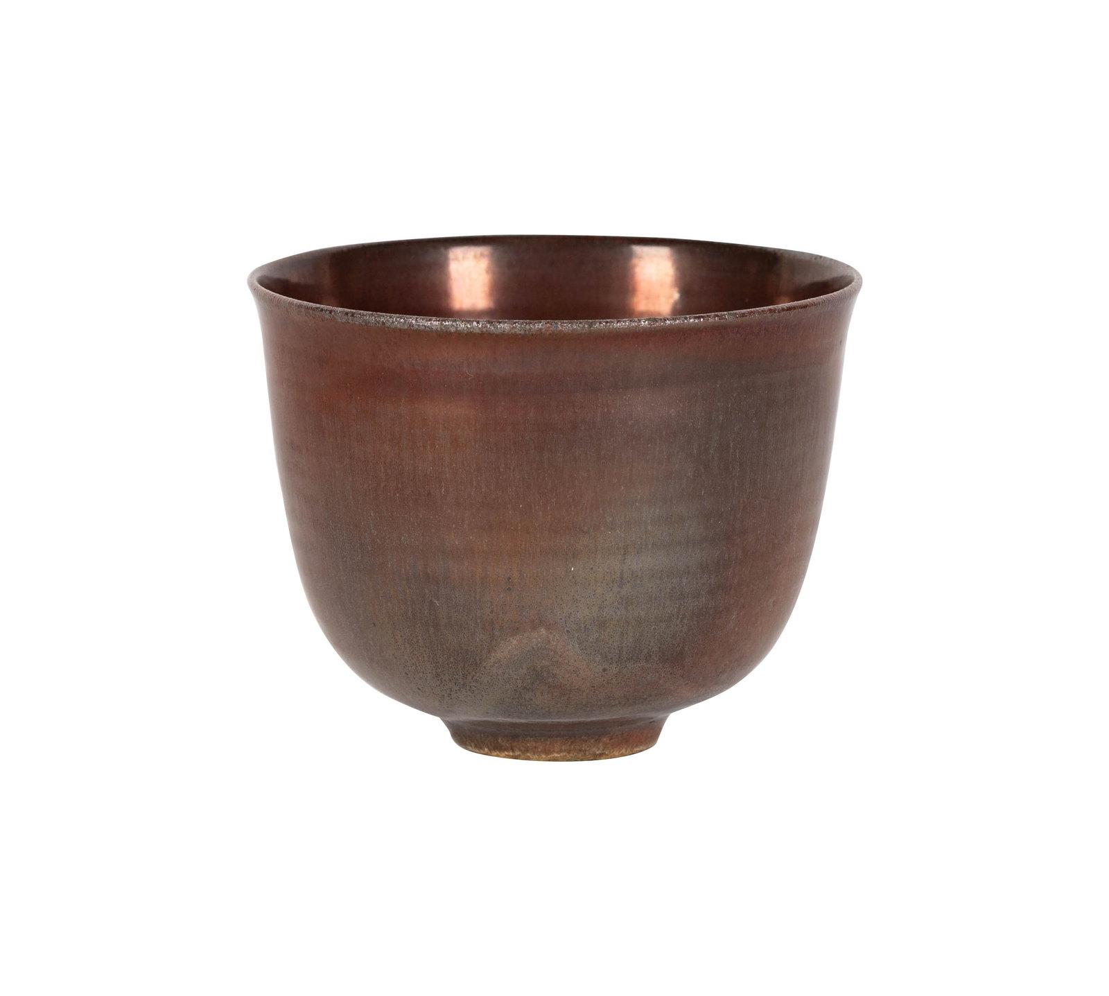 Gertrud and Otto Natzler (1908-2007), Gray-Green and Sang Straight Bowl (1 of 9)