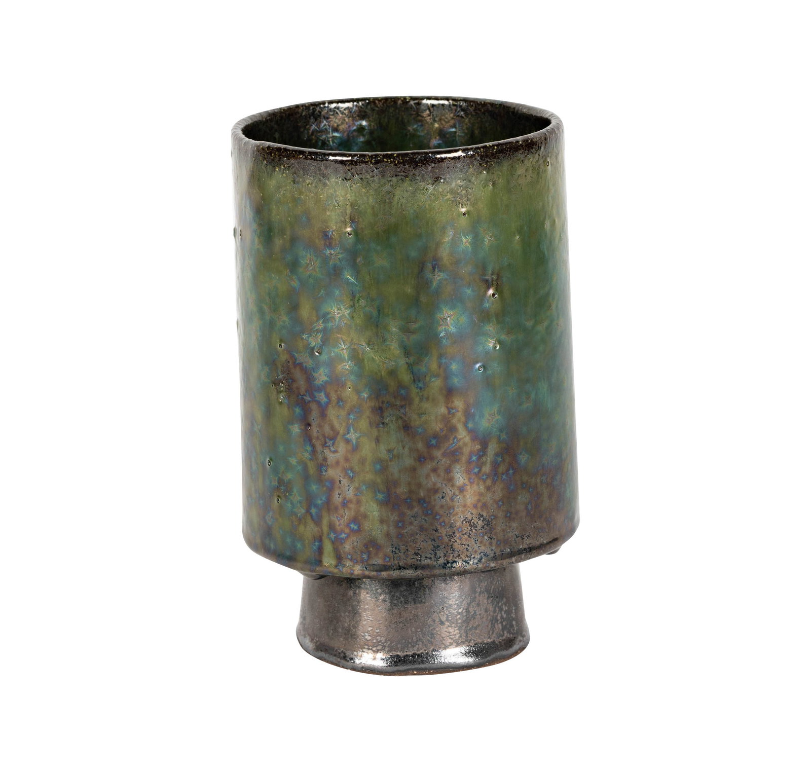 Otto Natzler (1908-2007), Cylindrical with Round Base Vessel (1 of 8)