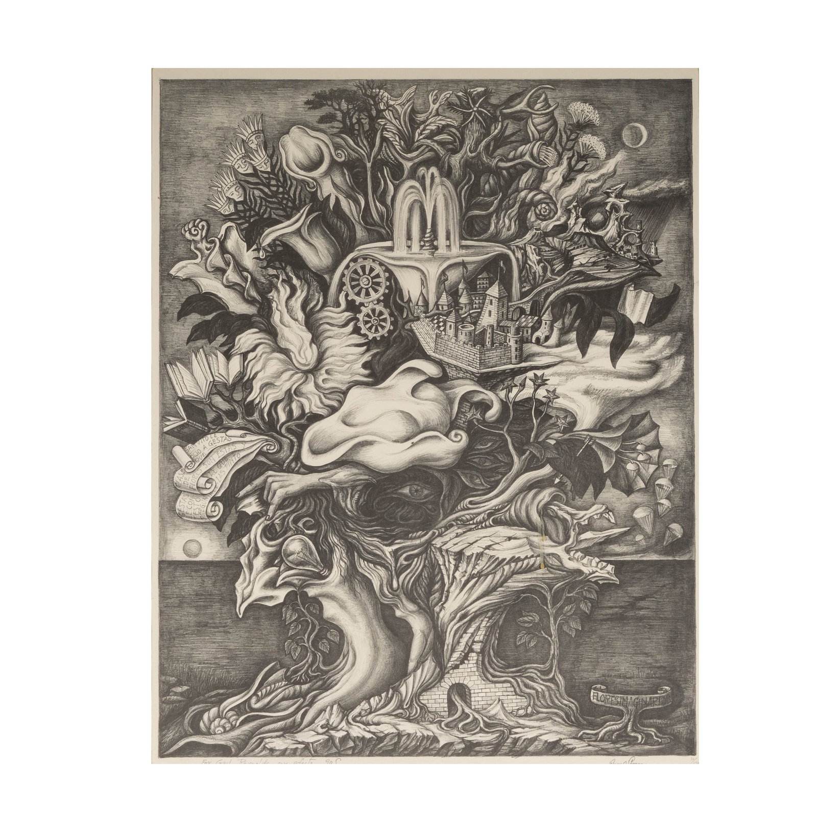 Juan O'Gorman (1905-1982), Flores Imaginarias (Imaginary Flowers) (1 of 11)