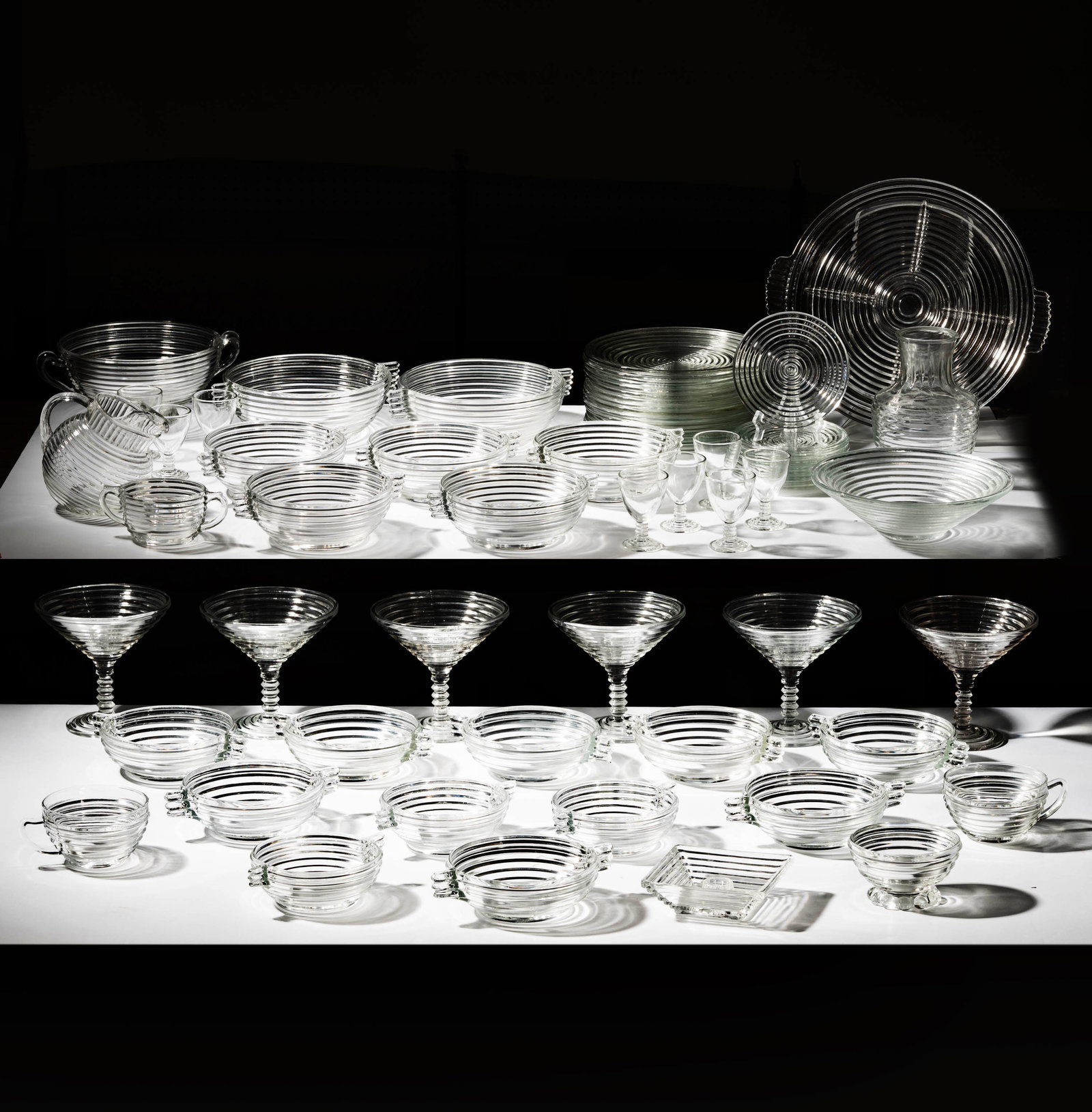 Collection of Anchor Hocking 'Manhattan' Glassware (1 of 15)