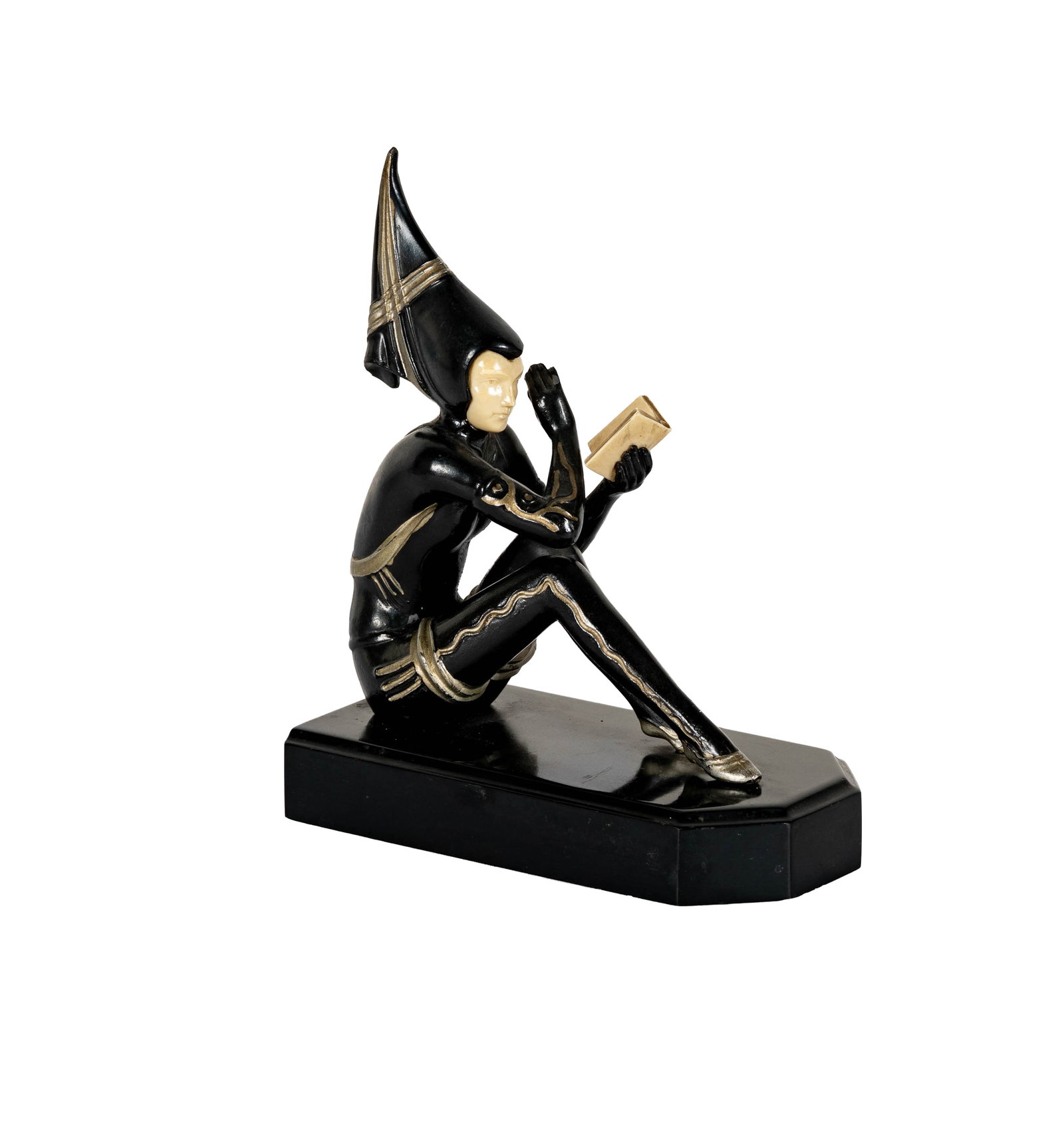 J.B. Hirsch Gerdago Art Deco Pixie Bookend: Provenance: The Estate of Legendary Music Producer Richard Perry, Los Angeles, CA