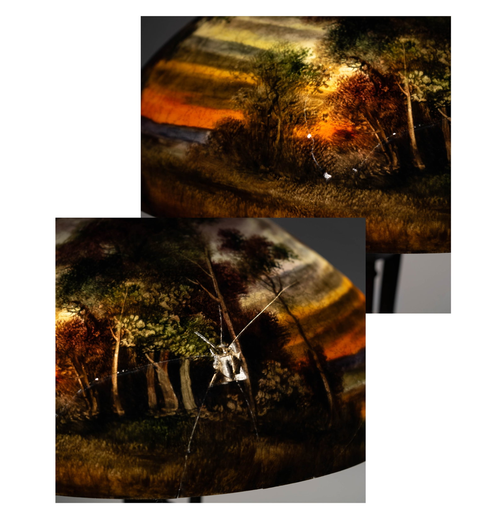 Handel Reverse Painted Table Lamp - 14