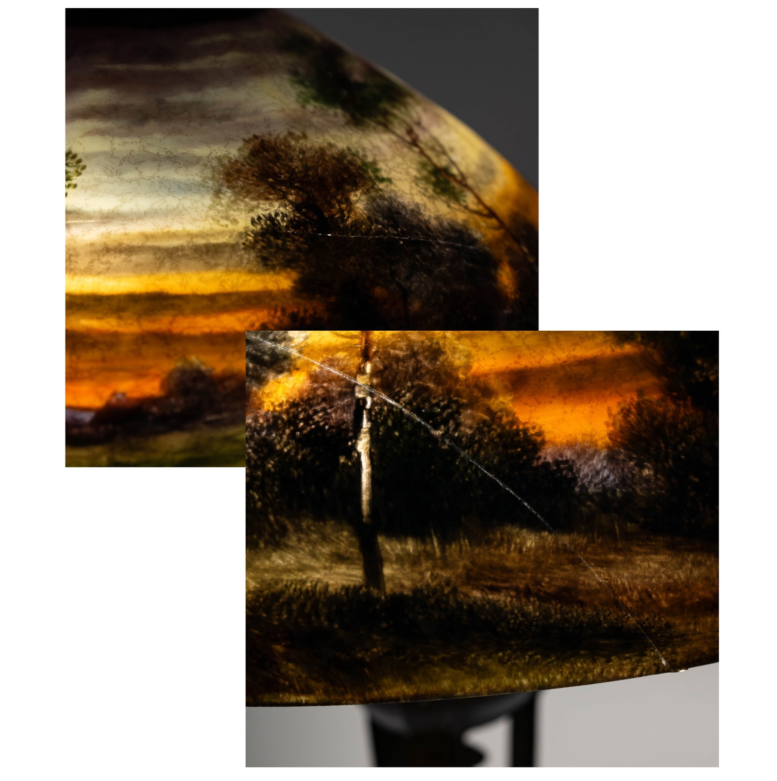 Handel Reverse Painted Table Lamp - 17