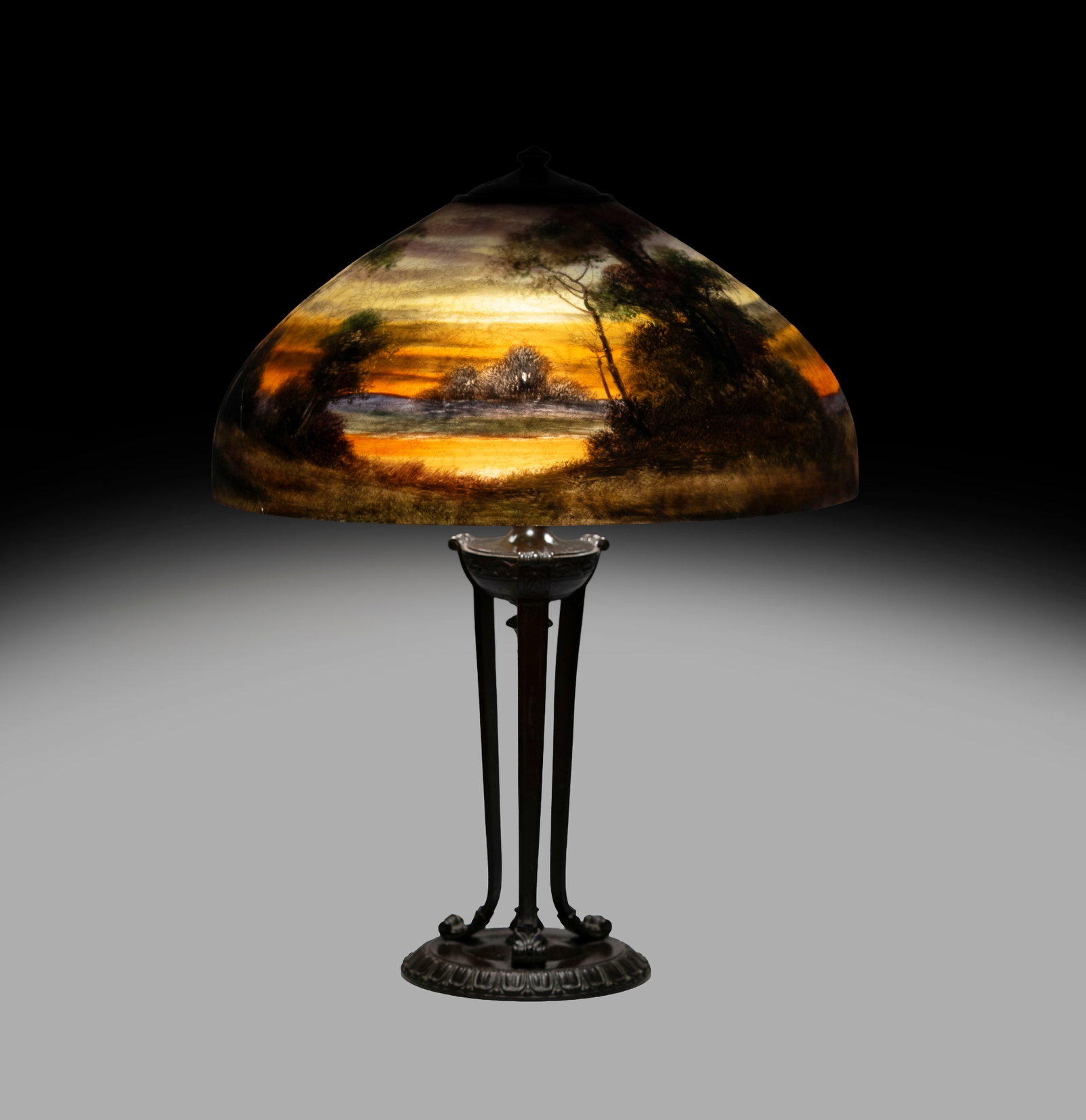 Handel Reverse Painted Table Lamp (1 of 19)