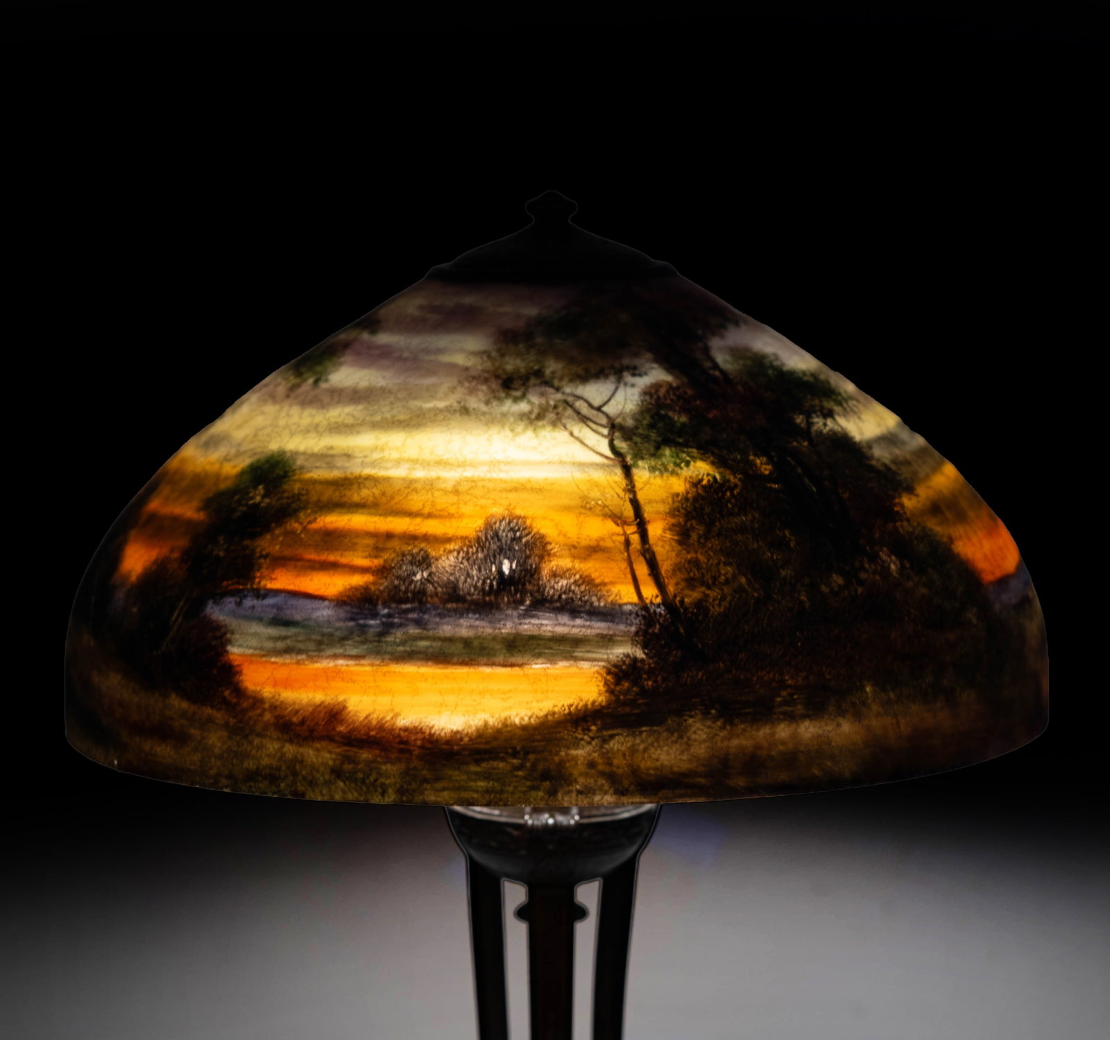 Handel Reverse Painted Table Lamp - 3