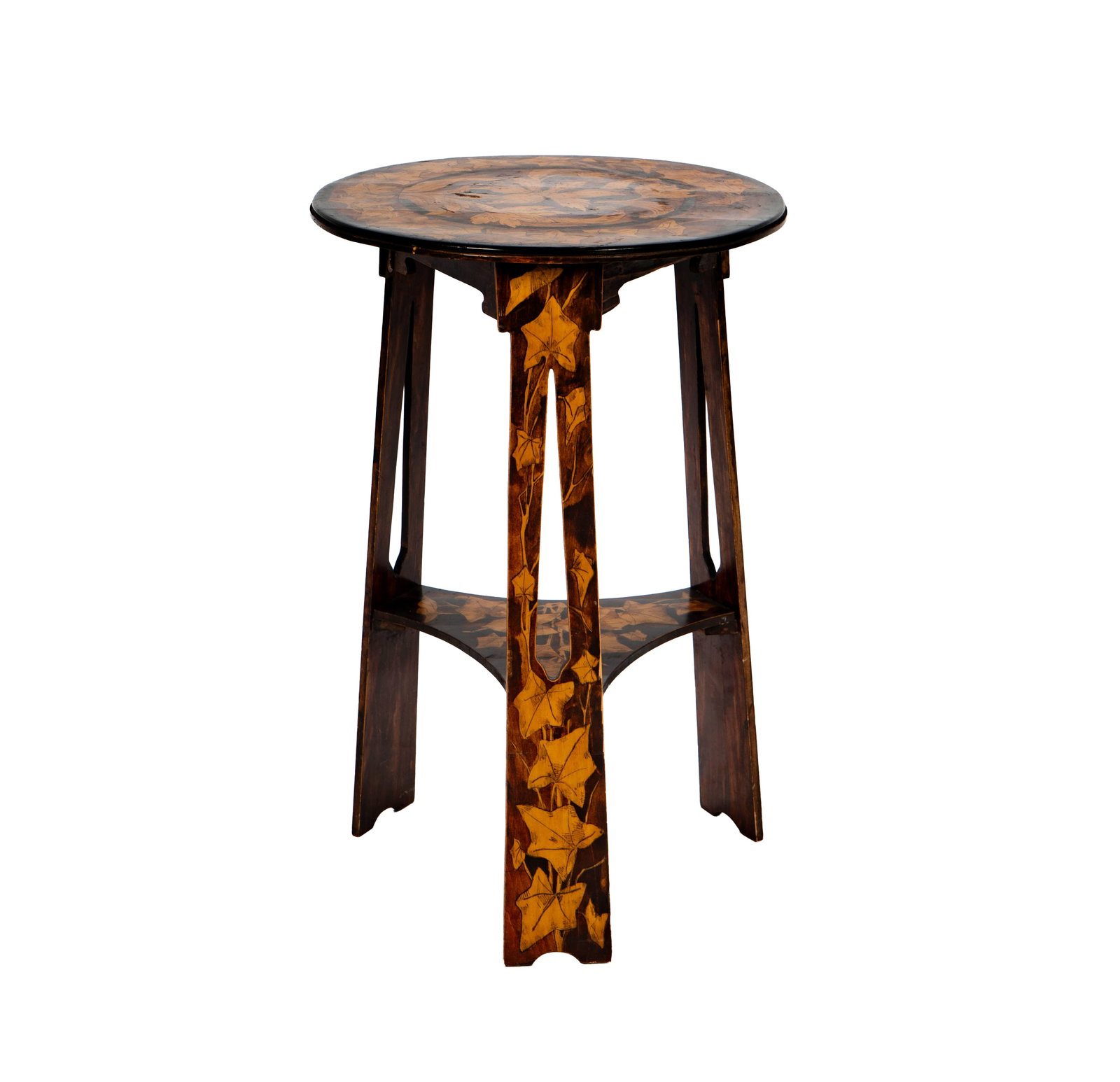 Liberty and Co. Arts and Crafts Side Table: painted, 29 1/2 x 19 in., Provenance: The Estate of Legendary Music Producer Richard Perry, Los Angeles, CA