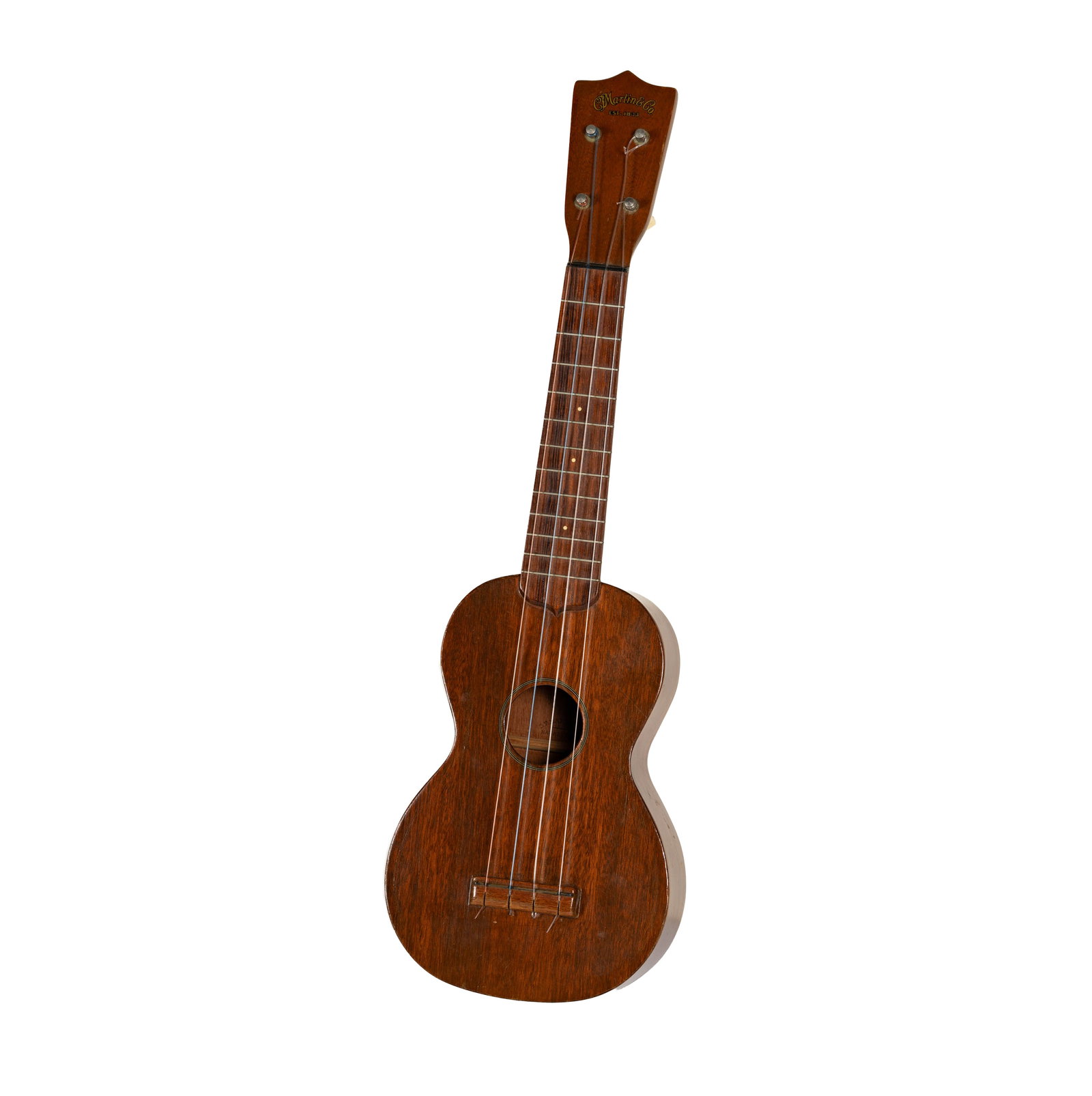 Martin & Co Ukulele: played by Harry Dean, and other celebrities, 21 in. total length, Provenance: The Estate of Legendary Music Producer Richard Perry, Los Angeles, CA