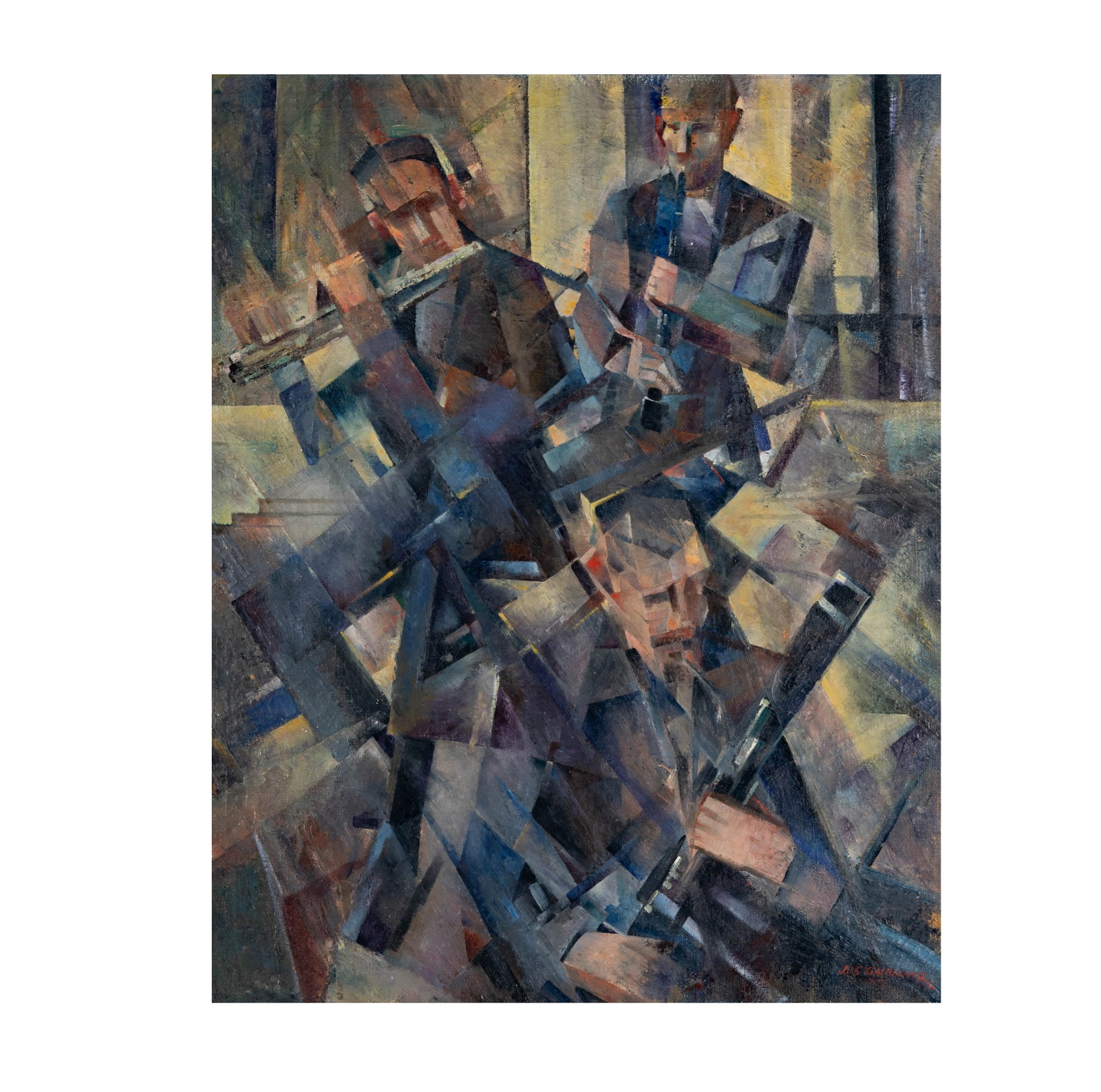 J.F. Gallagher 1939, Cubist Muscians (1 of 10)