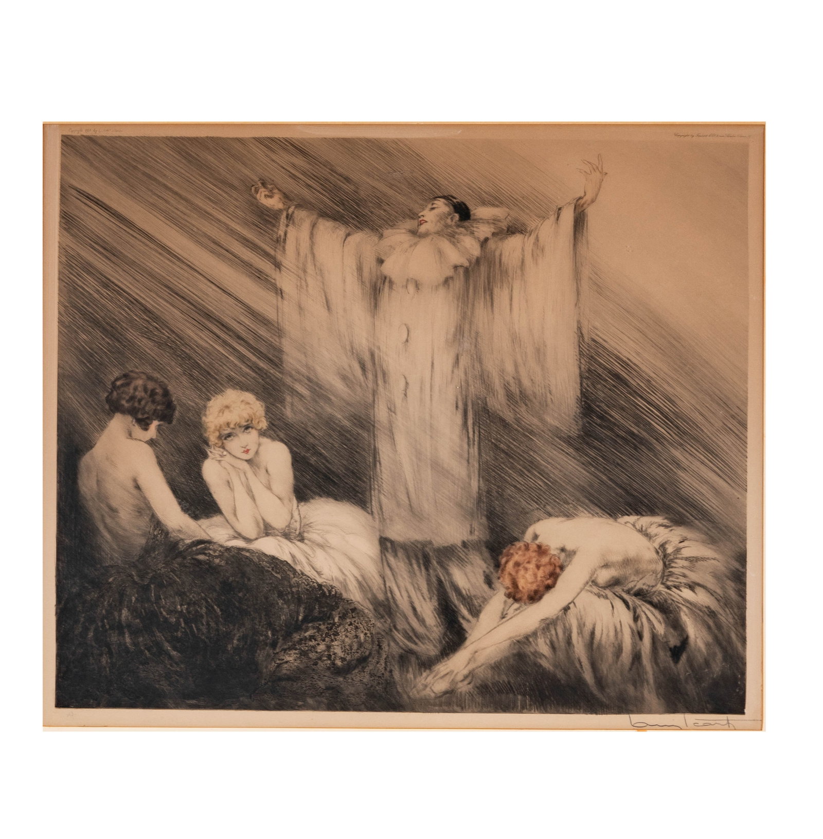 Louis Icart (1888-1950): Le Poeme (1 of 12)