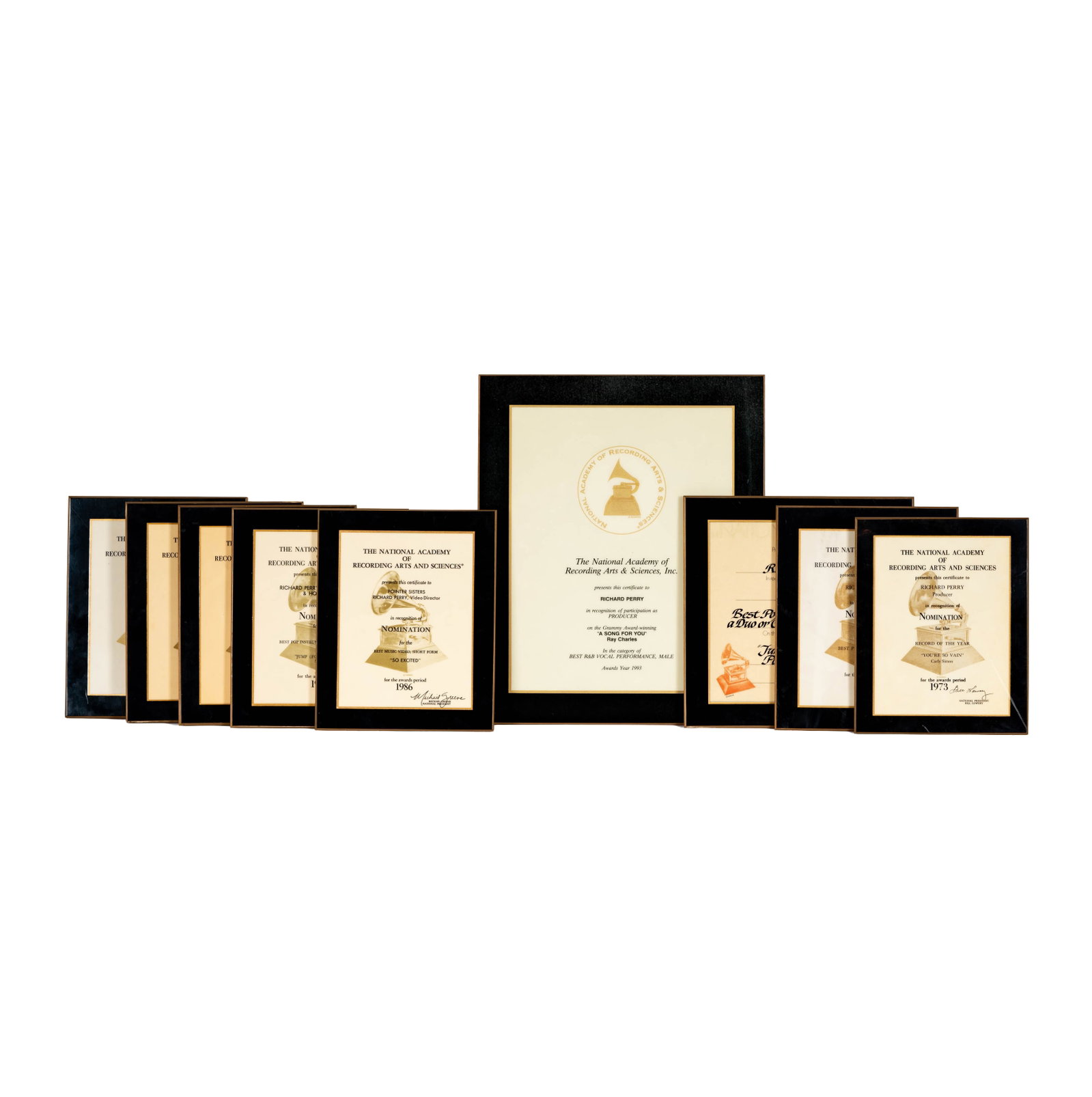 Richard Perry's Grammy Award Winning Plaques (1 of 11)