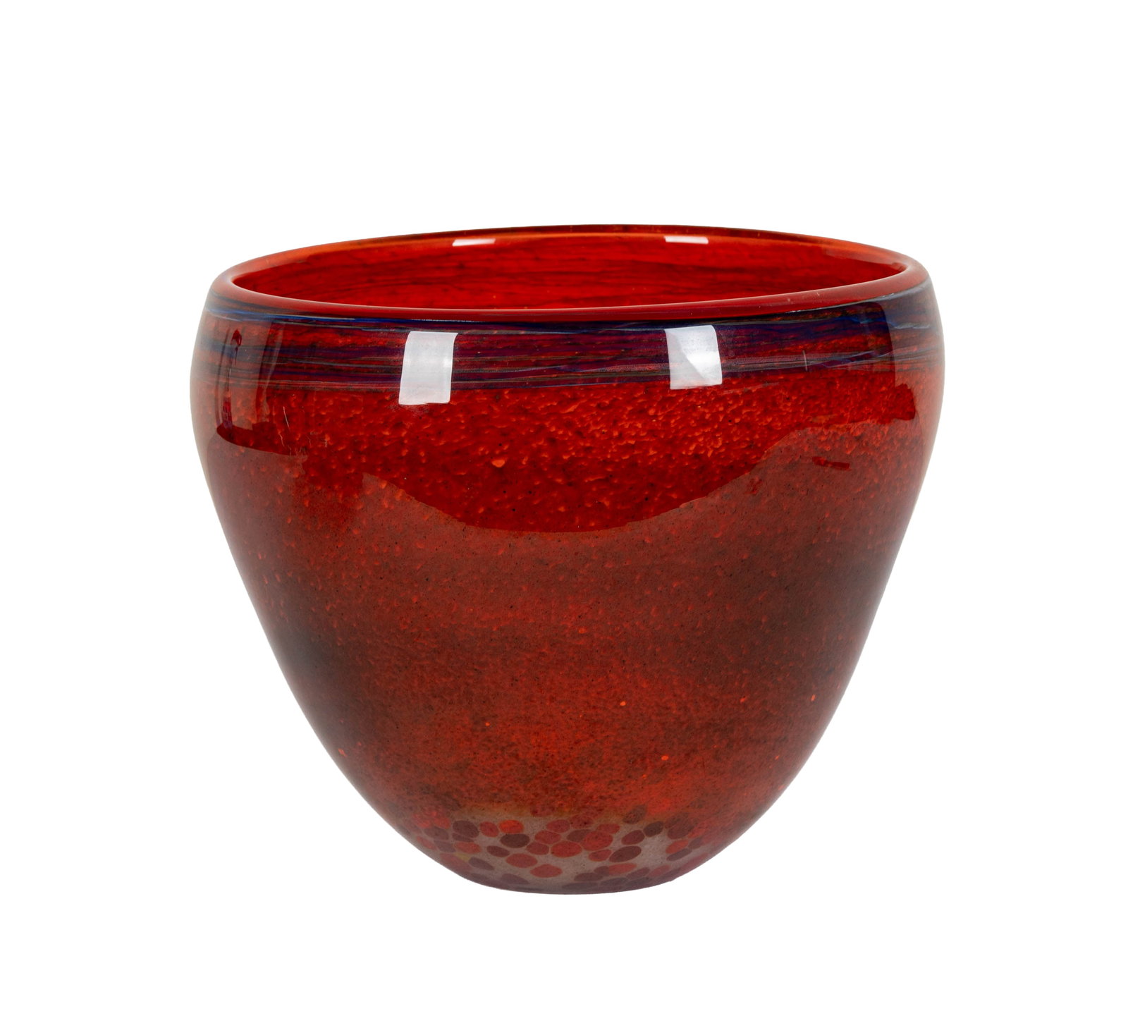 R. Pele for Orgetti Art Glass Vase: , Provenance: The Estate of Legendary Music Producer Richard Perry, Los Angeles, CA