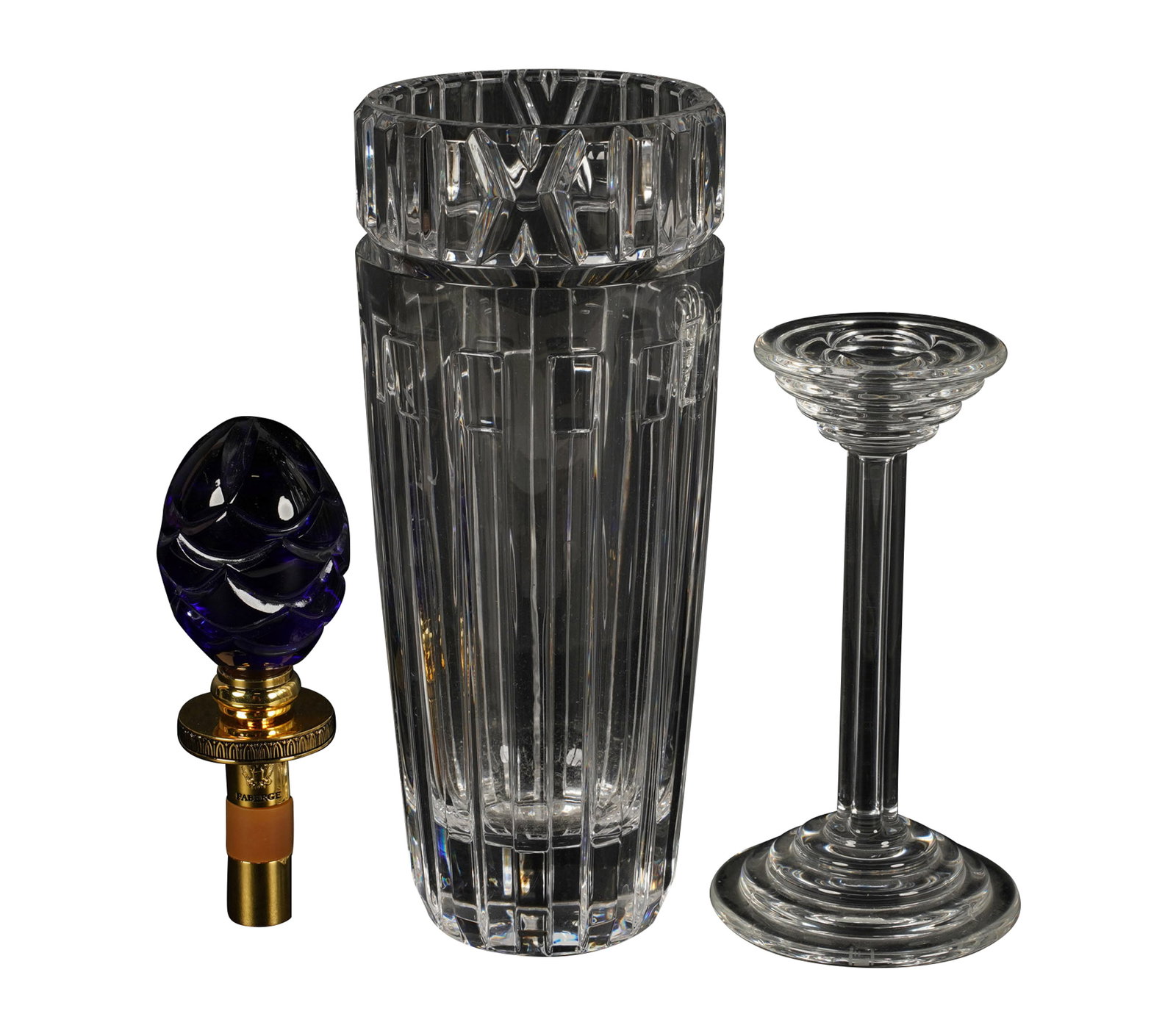 Three Designer Glass Table Articles - 17