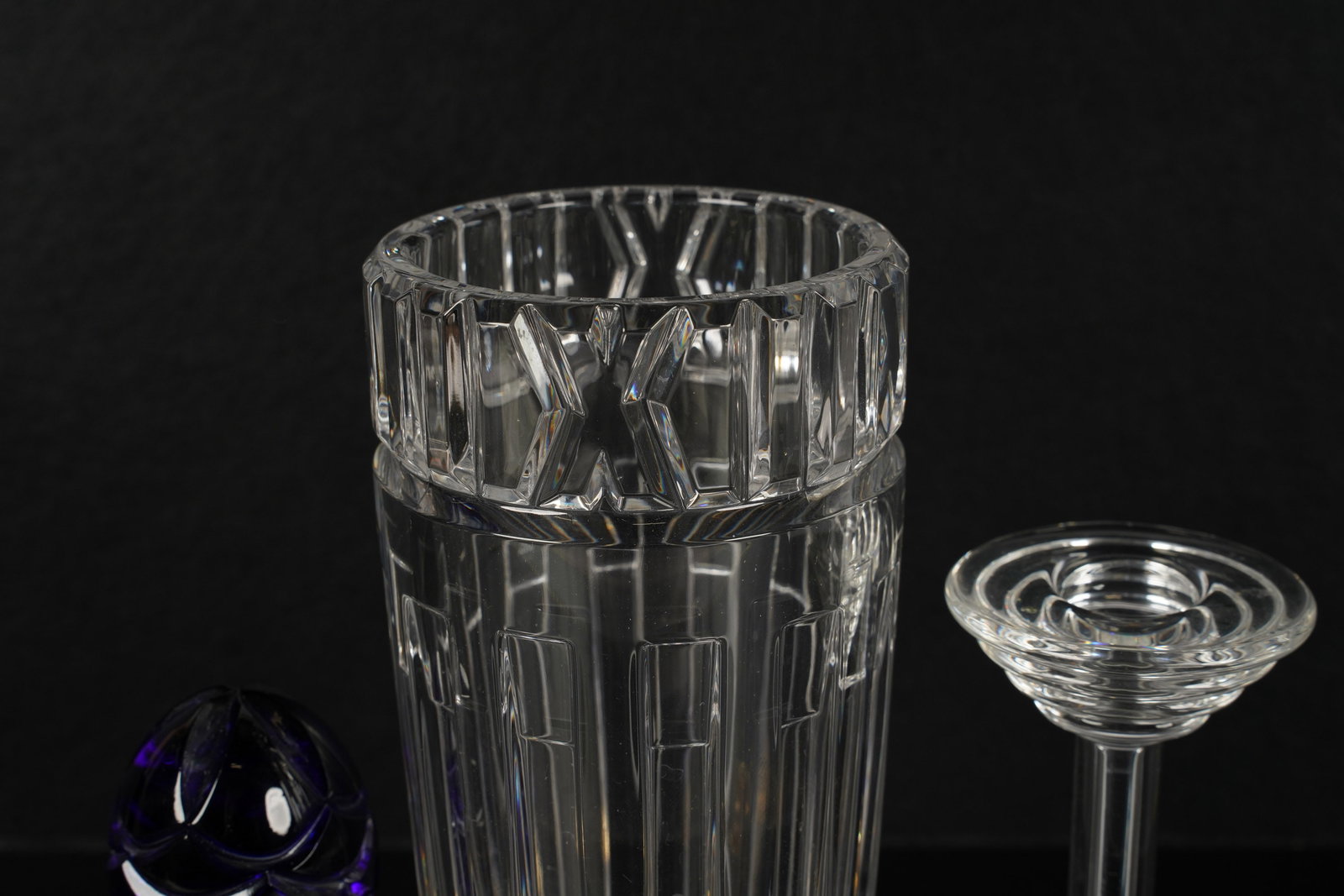 Three Designer Glass Table Articles - 18
