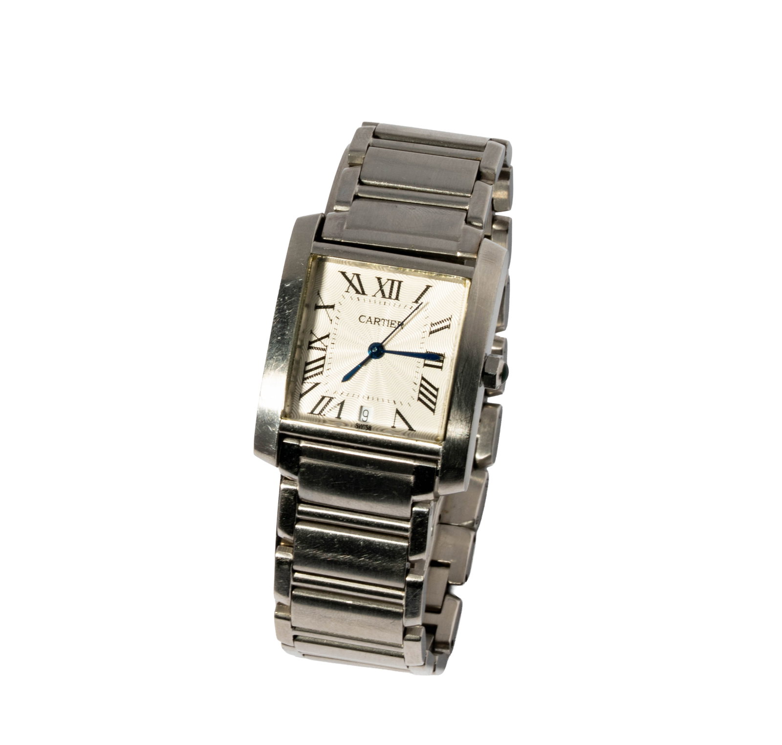Cartier Stainless Steel Francaise Tank (1 of 7)