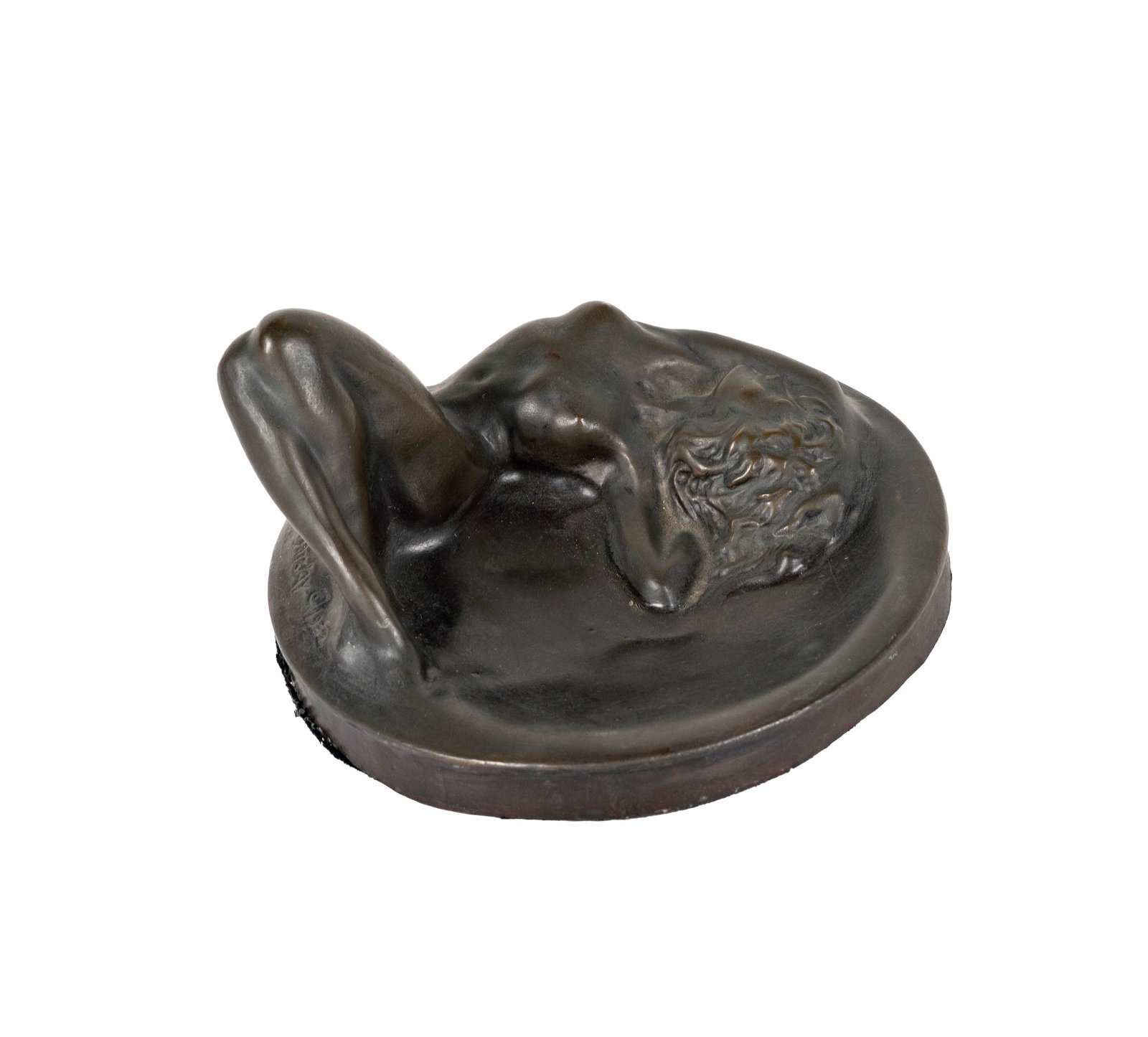 McClelland Barclay: Art Deco Ashtray: signed in casting, 3 1/2 x 6 x 6 in.