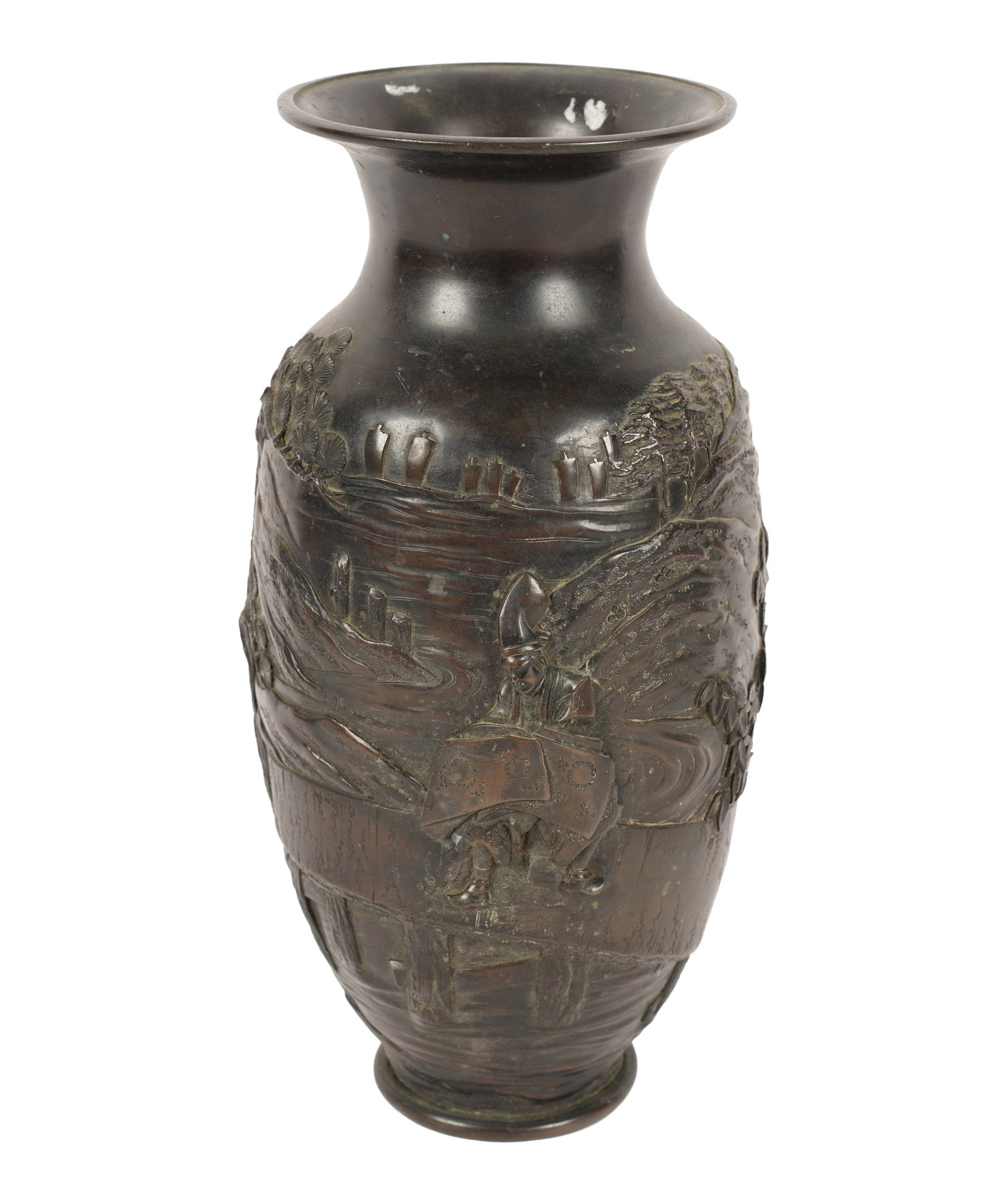 Japanese Meiji Bronze Vase (1 of 9)