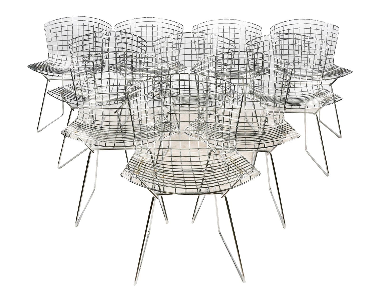 Ten Harry Bertoia for Knoll Dining Chairs (1 of 12)