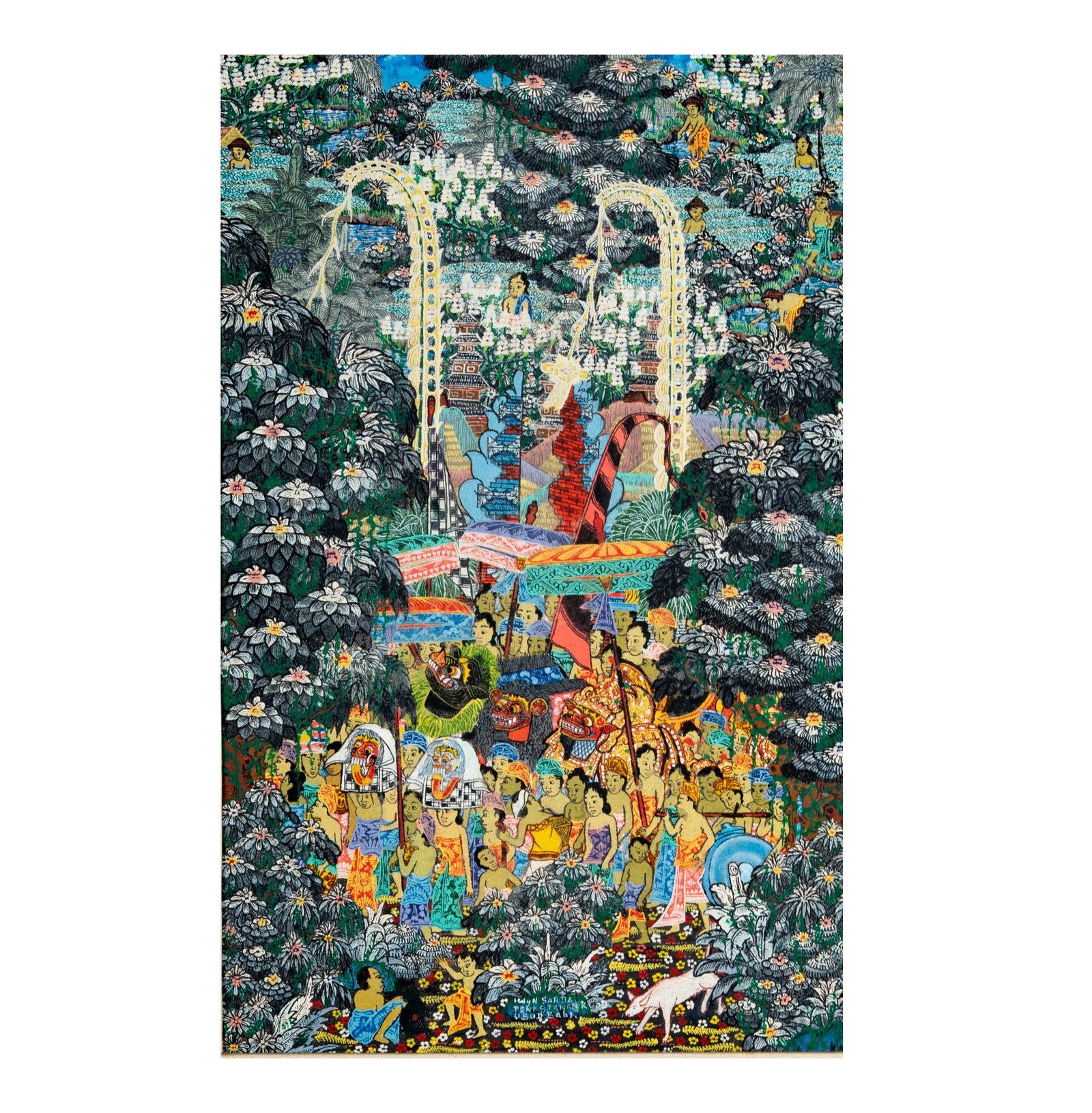 Balinese Folk Art Painting (1 of 9)