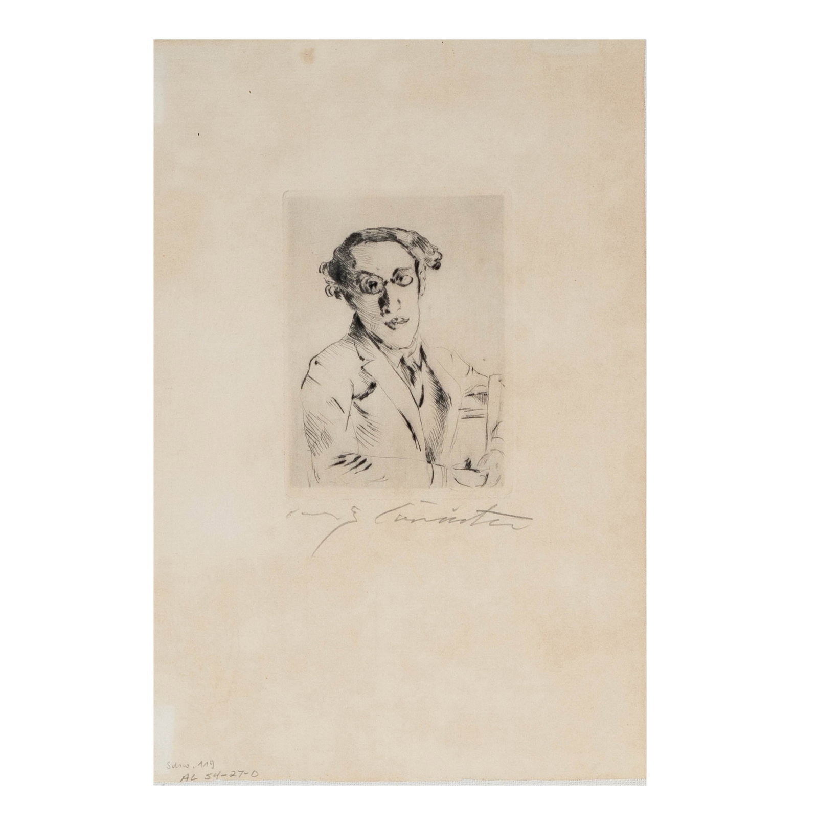 Lovis Corinth (GERMAN, 1858-1925): Etching (1 of 8)