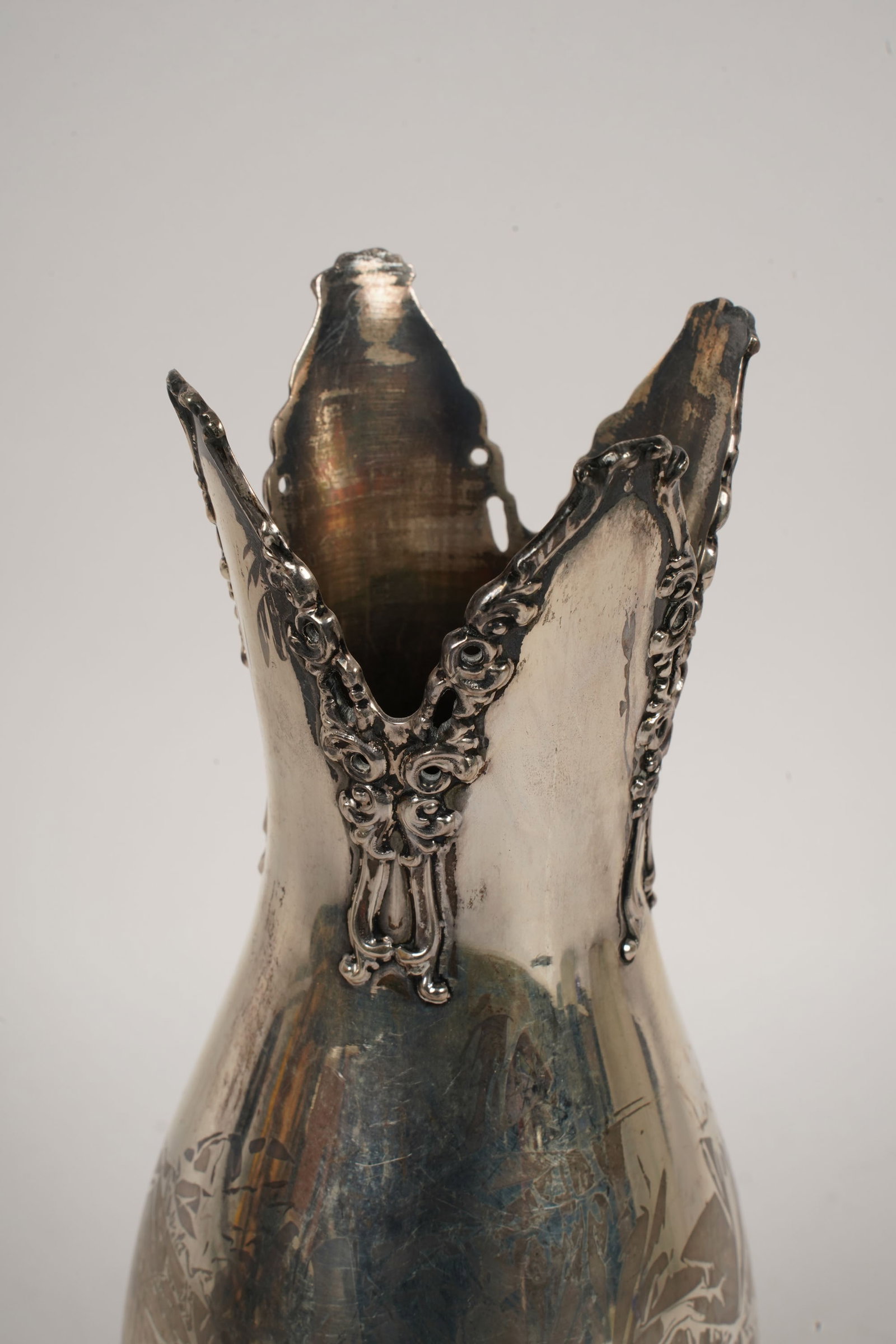 Peruvian Sterling Vase - 2