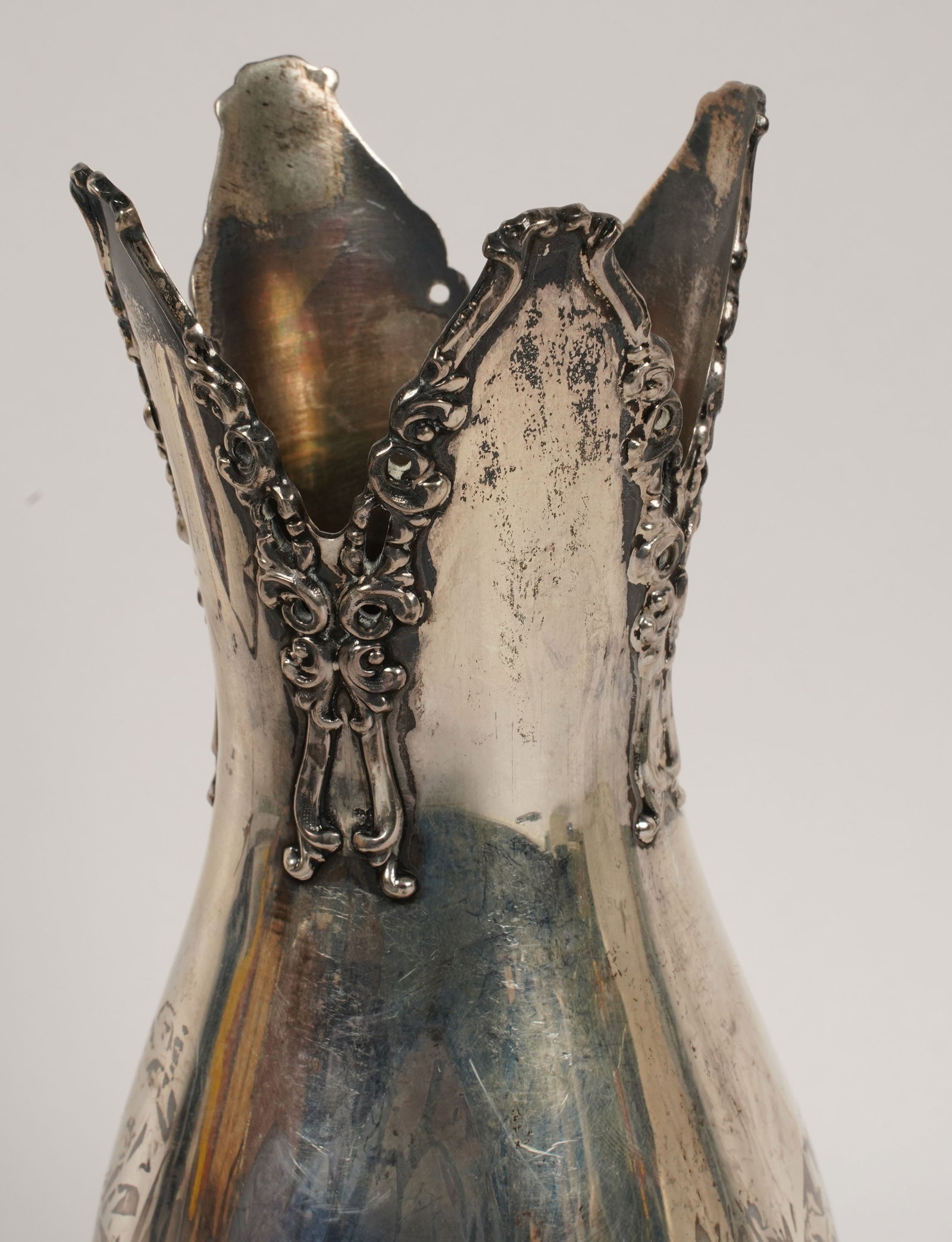 Peruvian Sterling Vase - 5